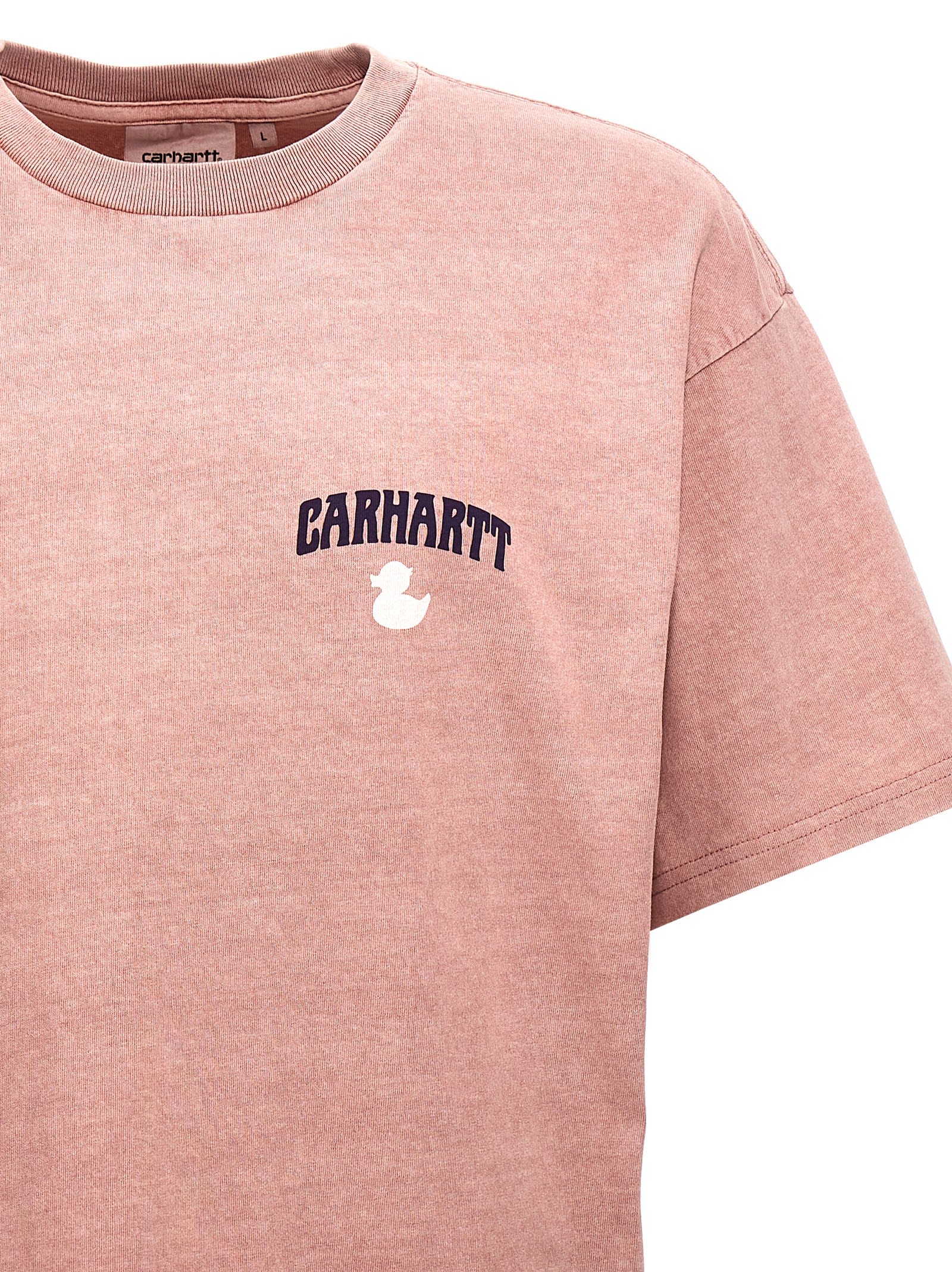 Shop Carhartt Duckin T-shirt In Pink