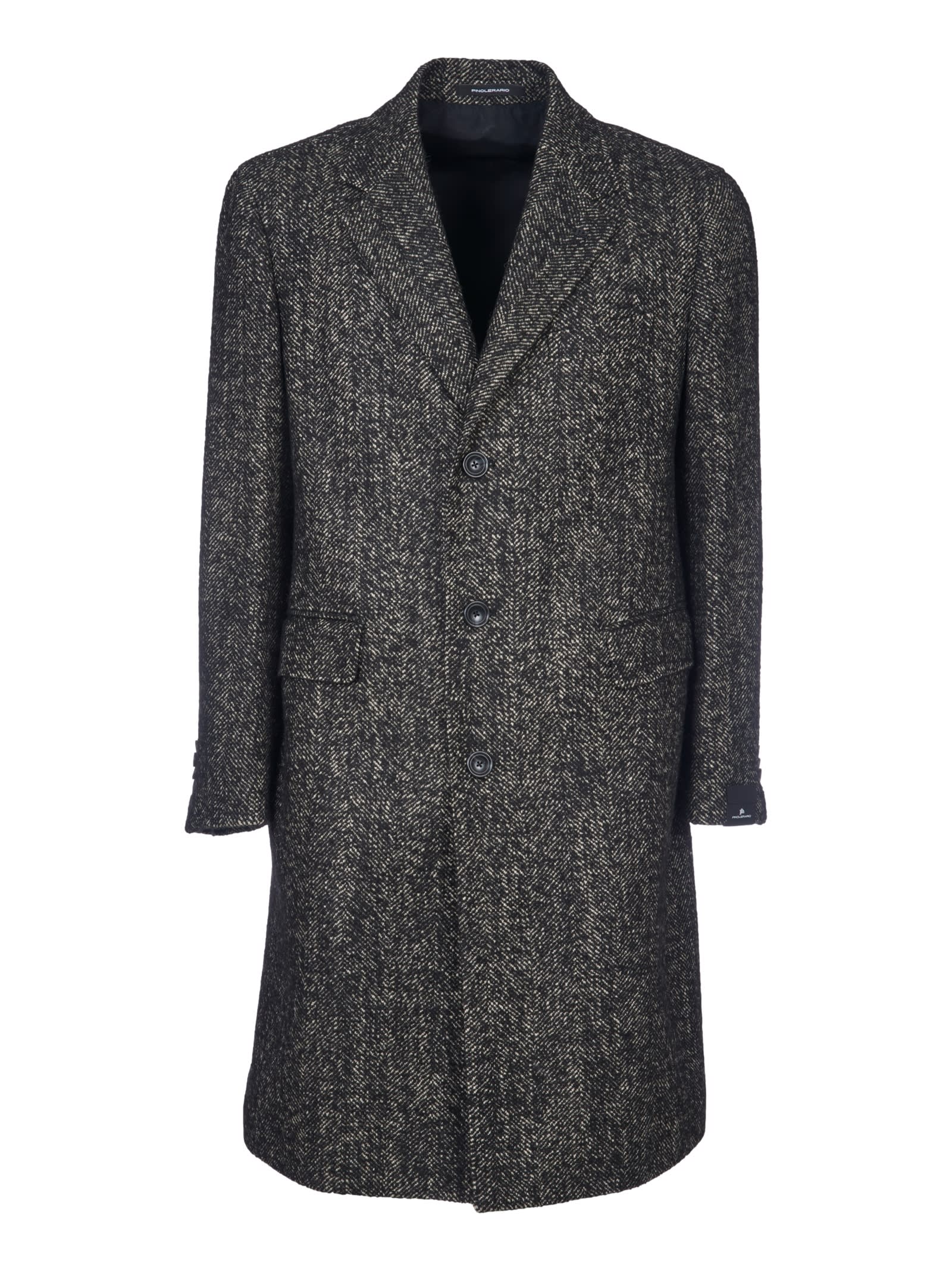 Shop Tagliatore Coat In Black