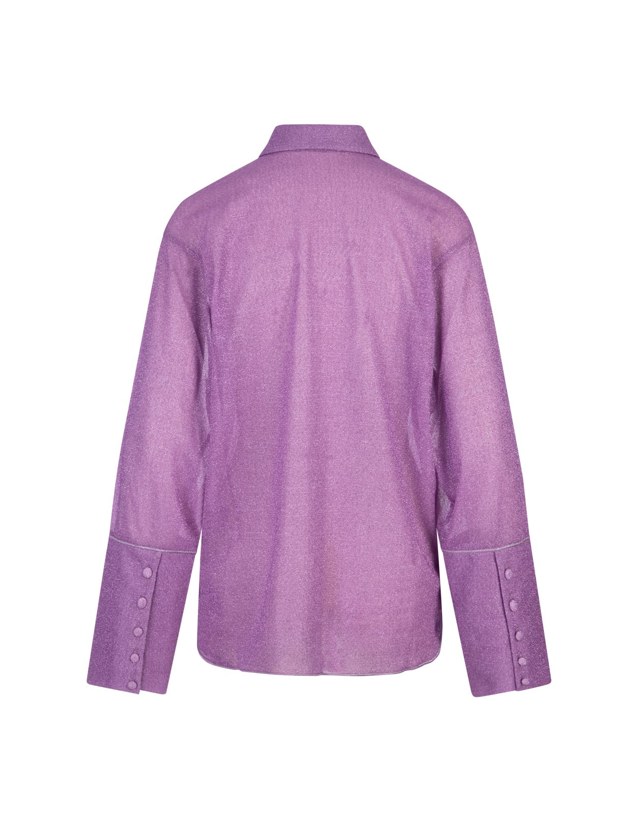 Shop Oseree Wisteria Lumiere Shirt In Purple