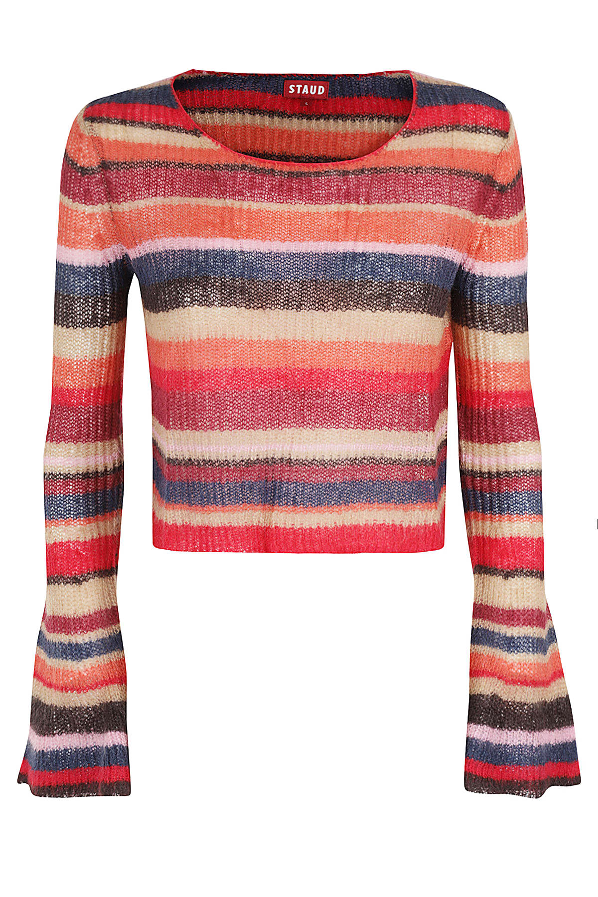 Shop Staud Parker Sweater In Atfs Autumnal Faded Str