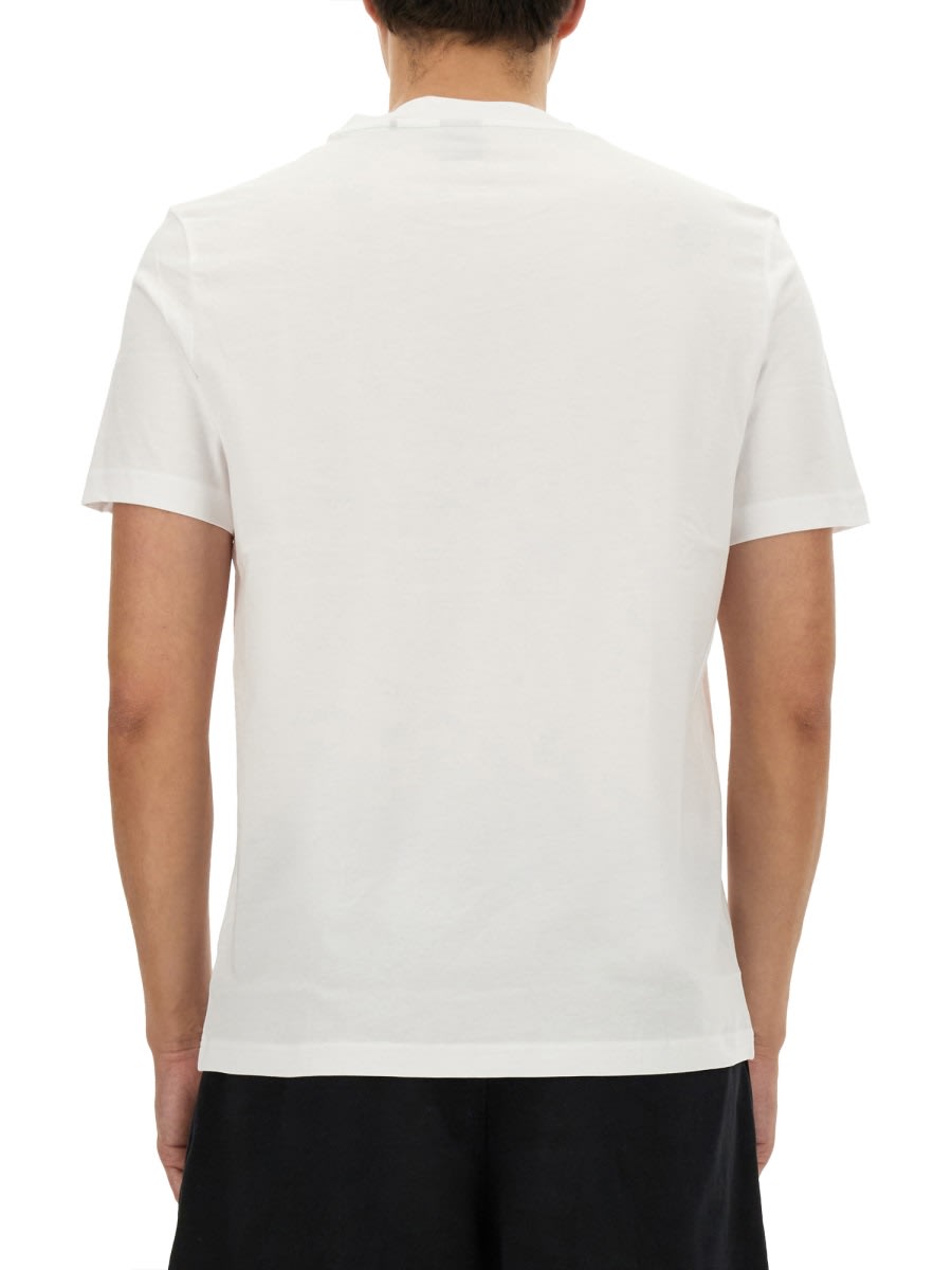 Shop Hugo Boss Cotton T-shirt In White
