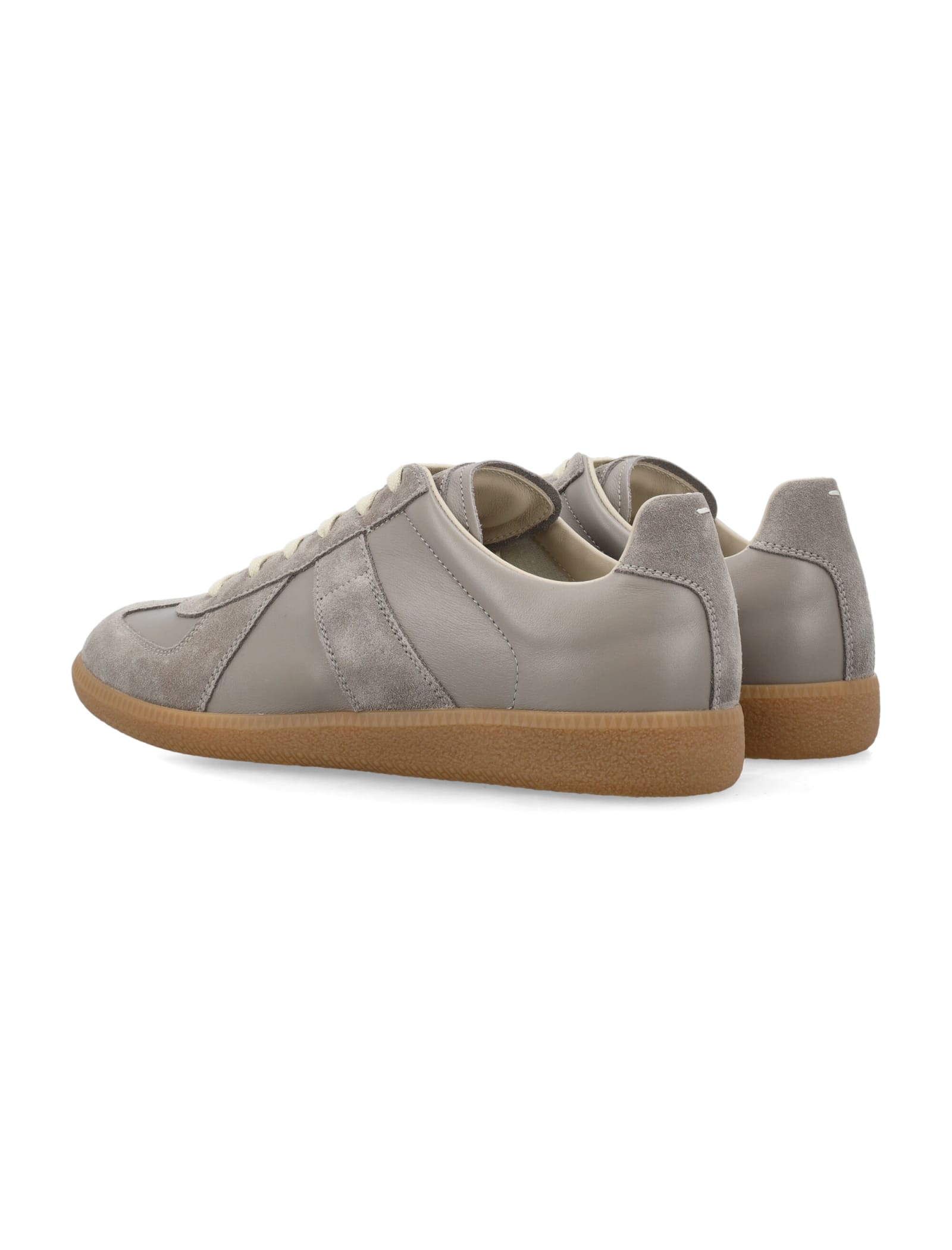 Shop Maison Margiela Replica Sneakers In Birdie Grey