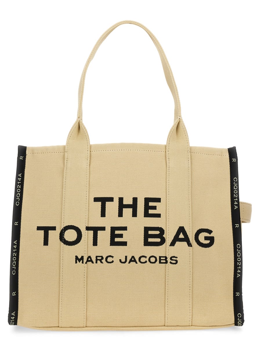 Shop Marc Jacobs The Tote Large Bag In Powder