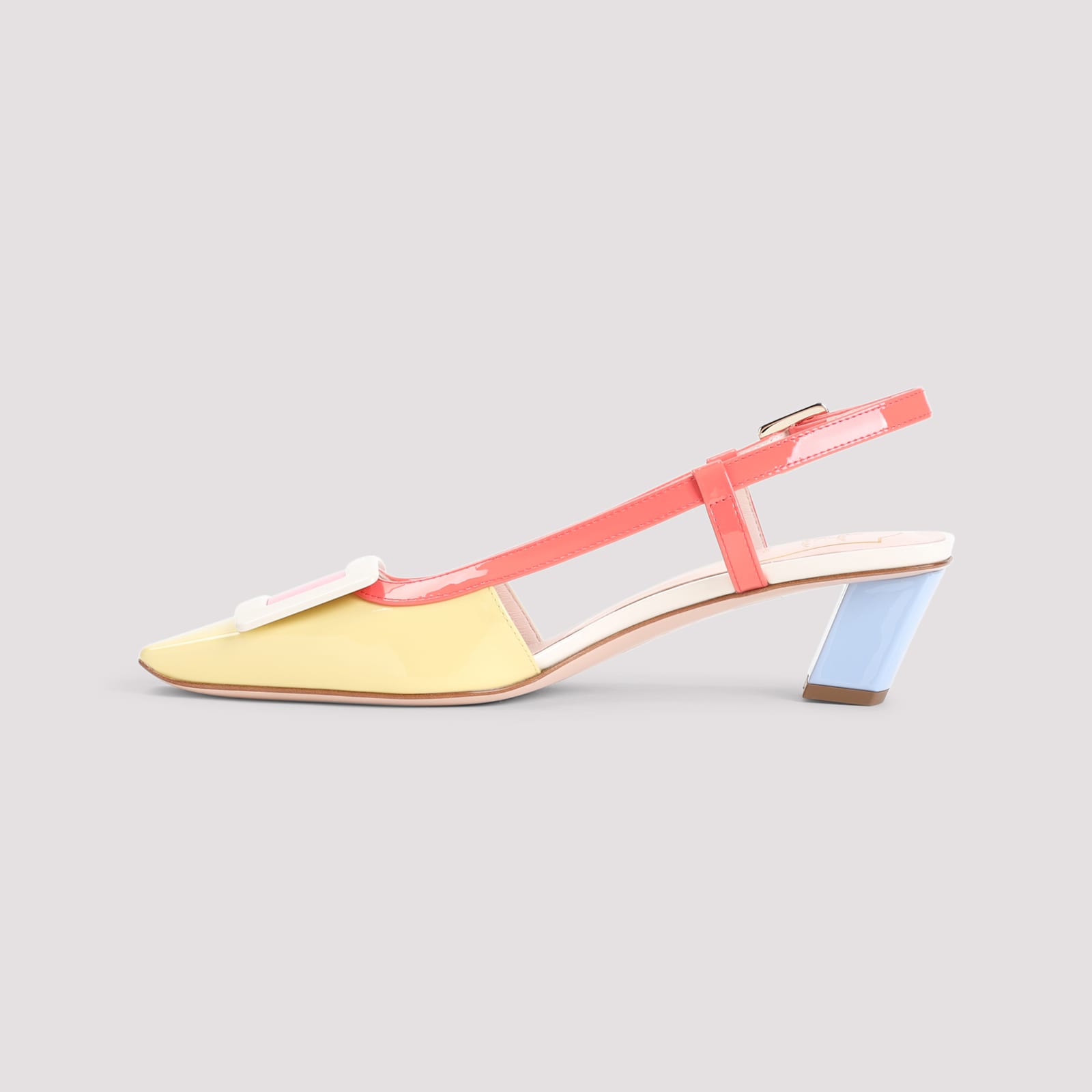 ROGER VIVIER MULTICOLOR BELLE VIVIER PUMPS 