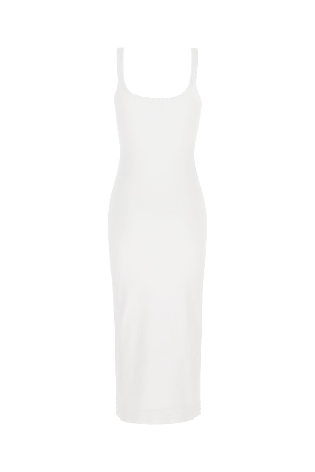 Chloé Ribbed Tank Dress In White