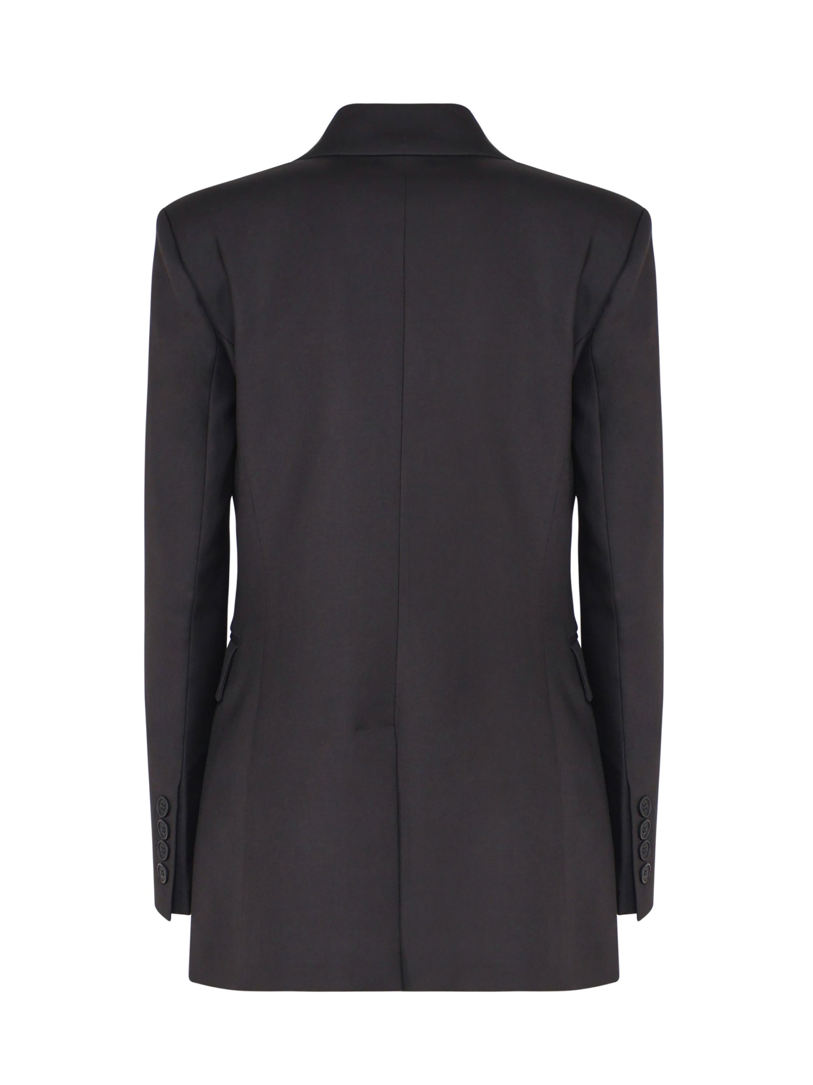 Shop Mariuccia Milano Blazer In Wool In Black