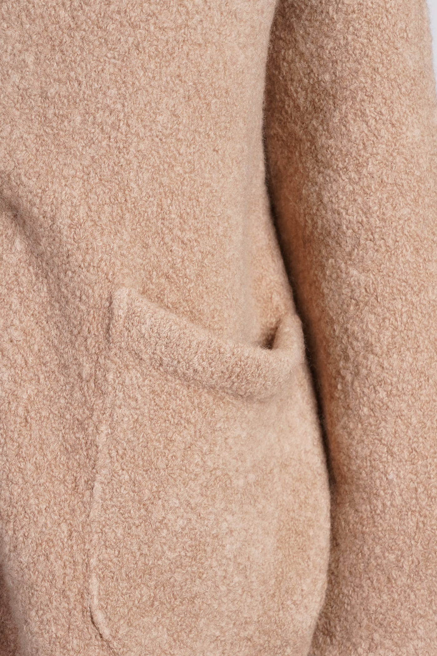 Shop Laneus Coat In Camel Wool