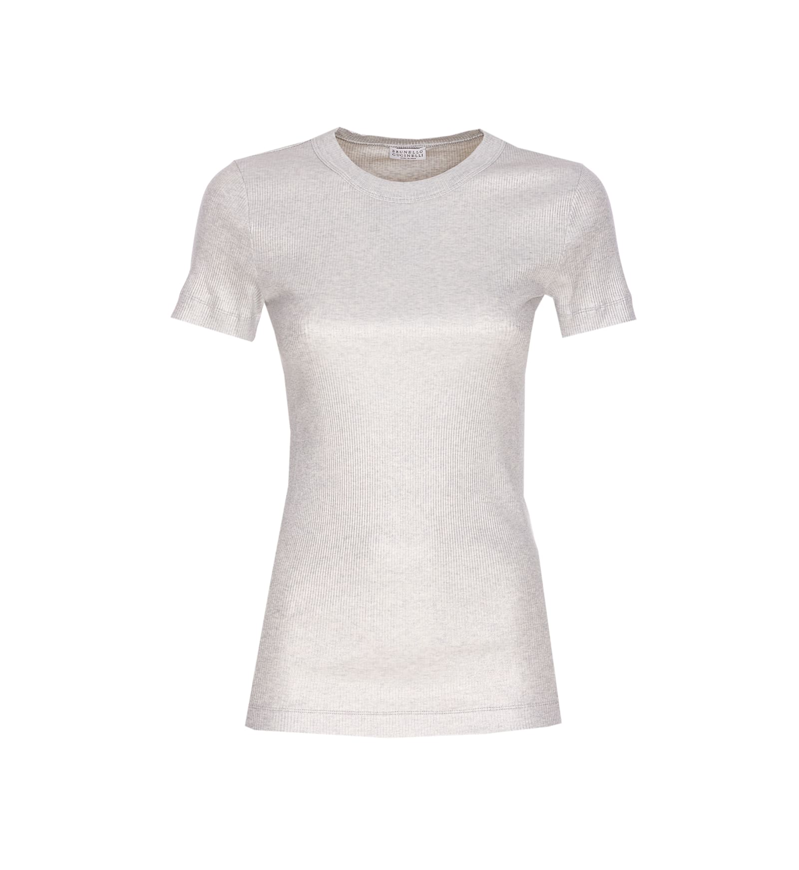 Brunello Cucinelli T-shirts And Polos In Silver