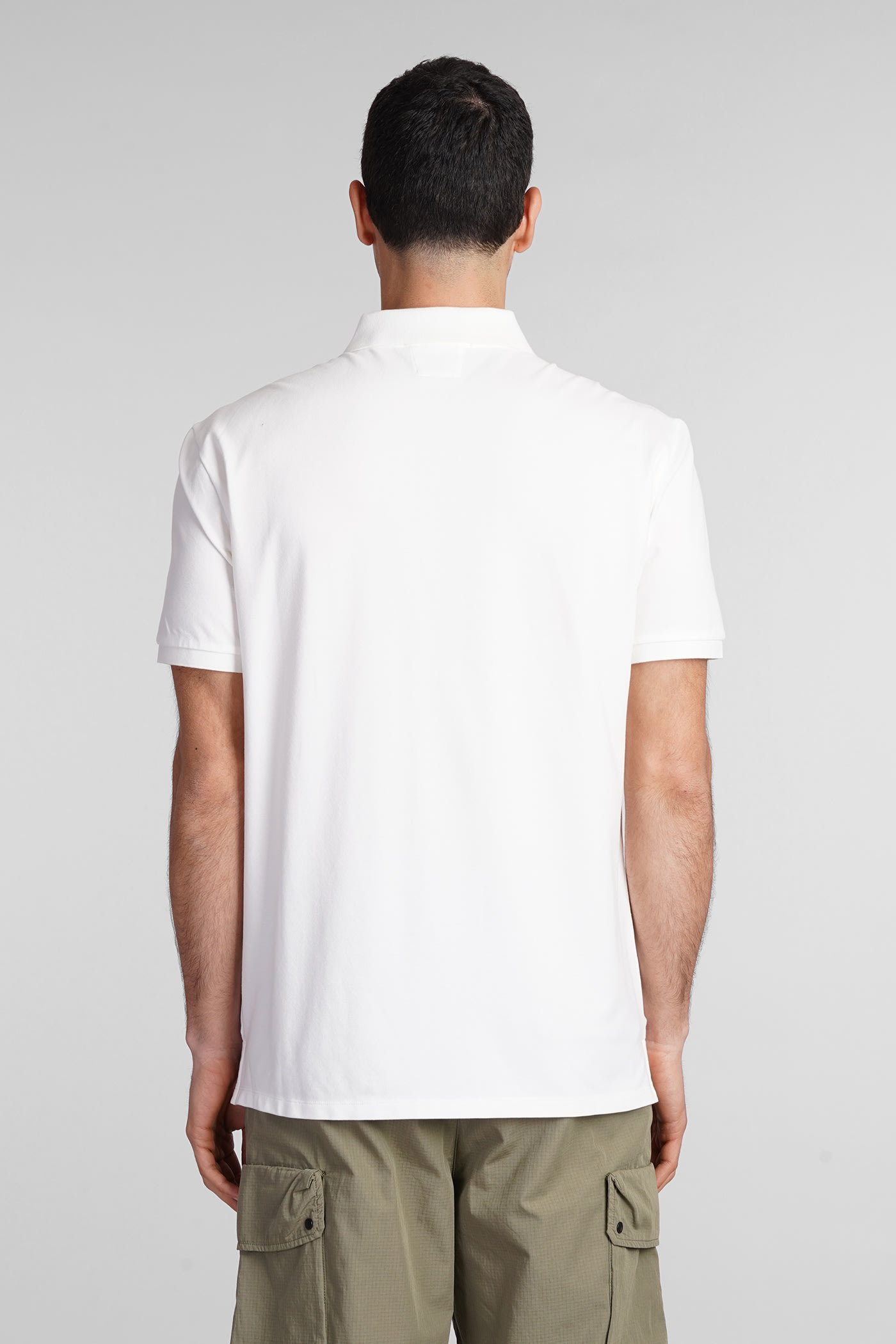 C.p. Company C. P. Company Polo With Logo In White