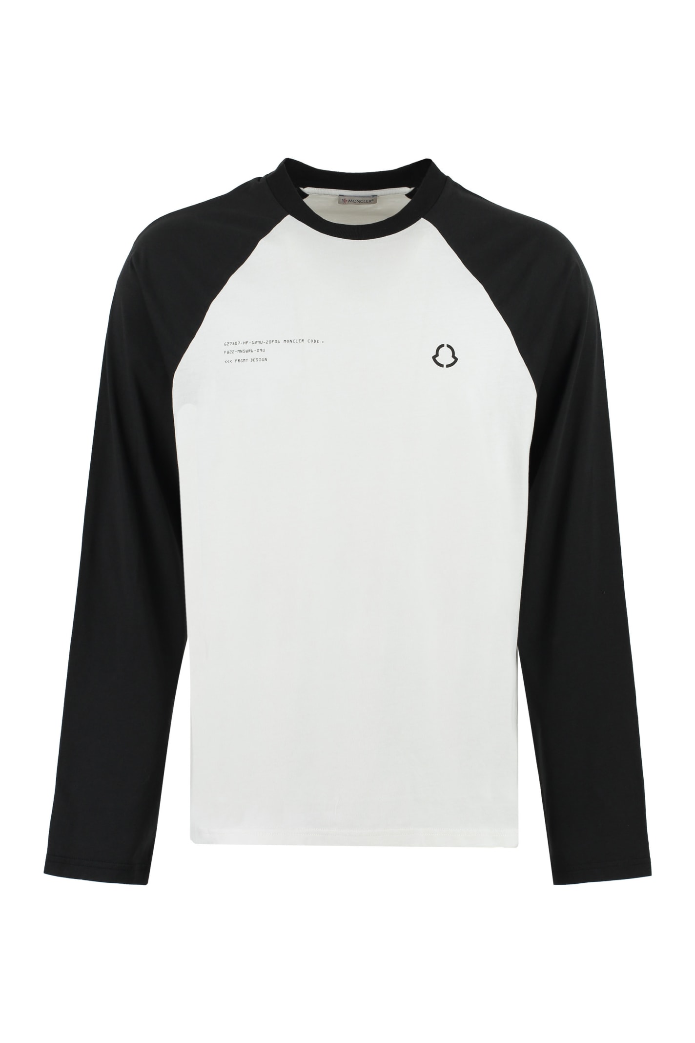Moncler Genius 7 Moncler Frgmt Hiroshi Fujiwara - Ls Raglan Cotton Crew-neck T-shirt