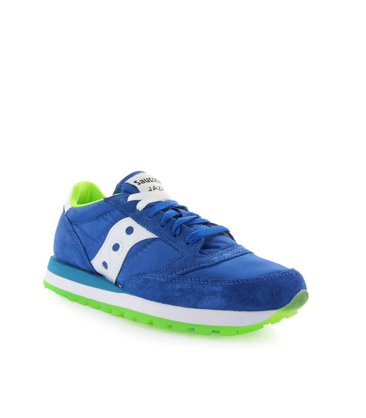 Saucony Saucony Originals Jazz Blue Lime Green Sneaker - Blue / Lime ...