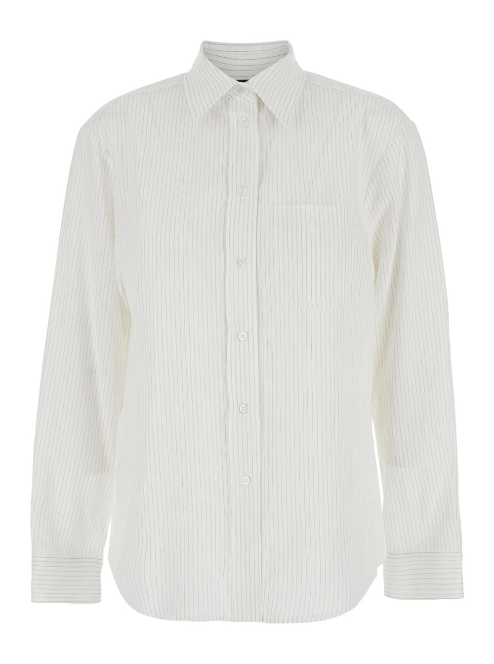 Shop Pinko Corea Camicia Bastonetto In White