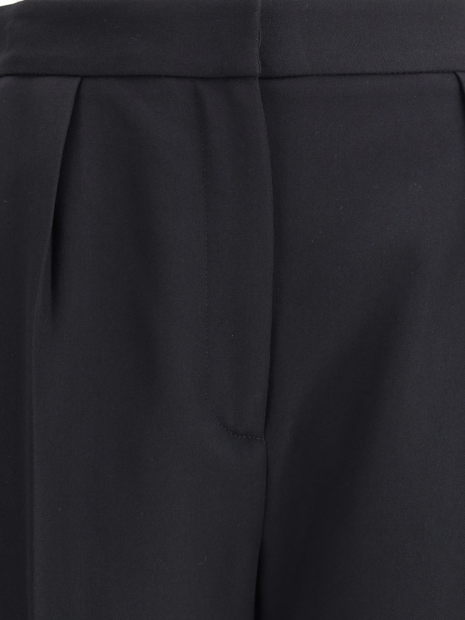 Balmain Cropped Straight-leg Wool Trousers