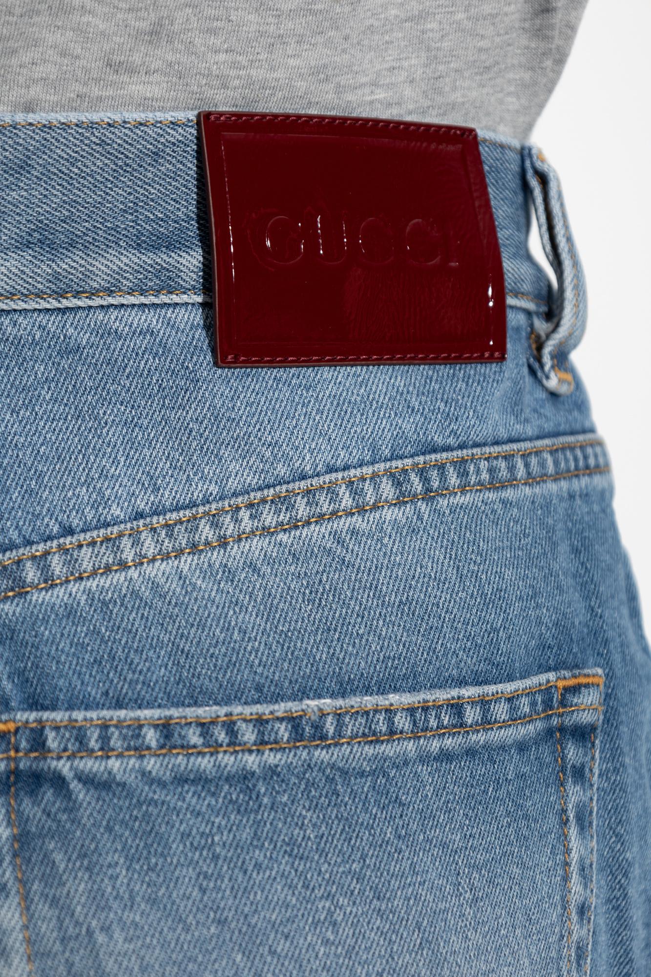 Shop Gucci Jeans In Denim