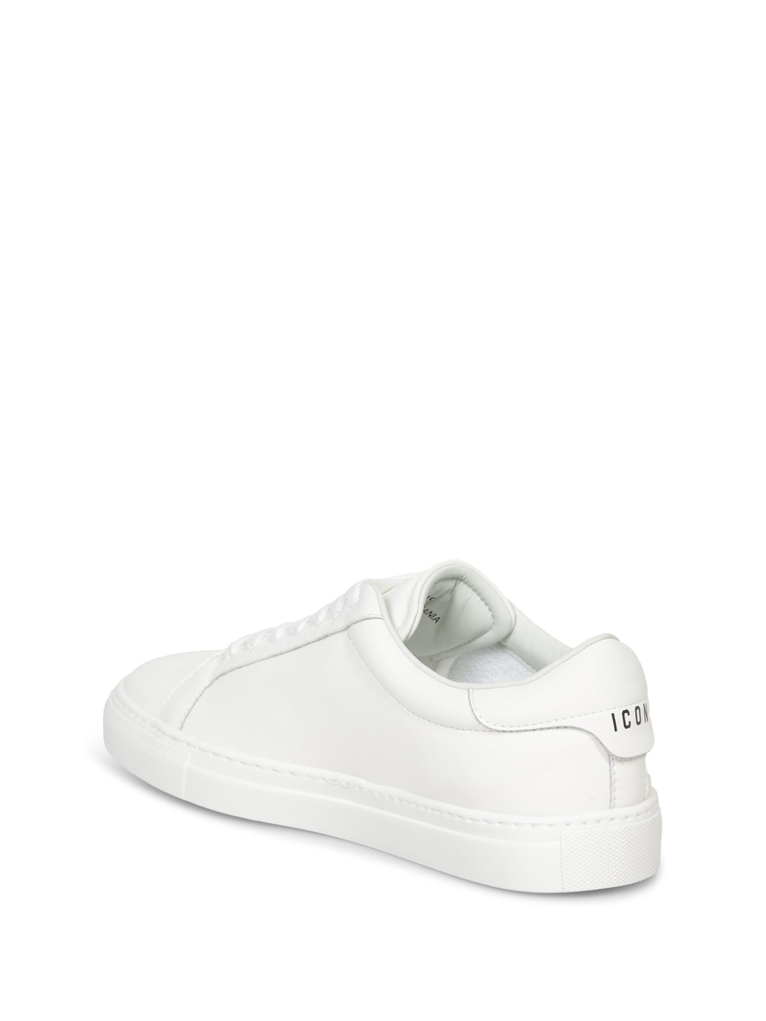 Shop Dsquared2 Low Cassetta White Sneakers