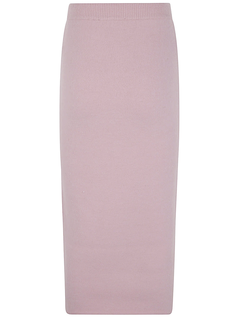 Shop Self-portrait Pink Embellished Knit Midi Skirt