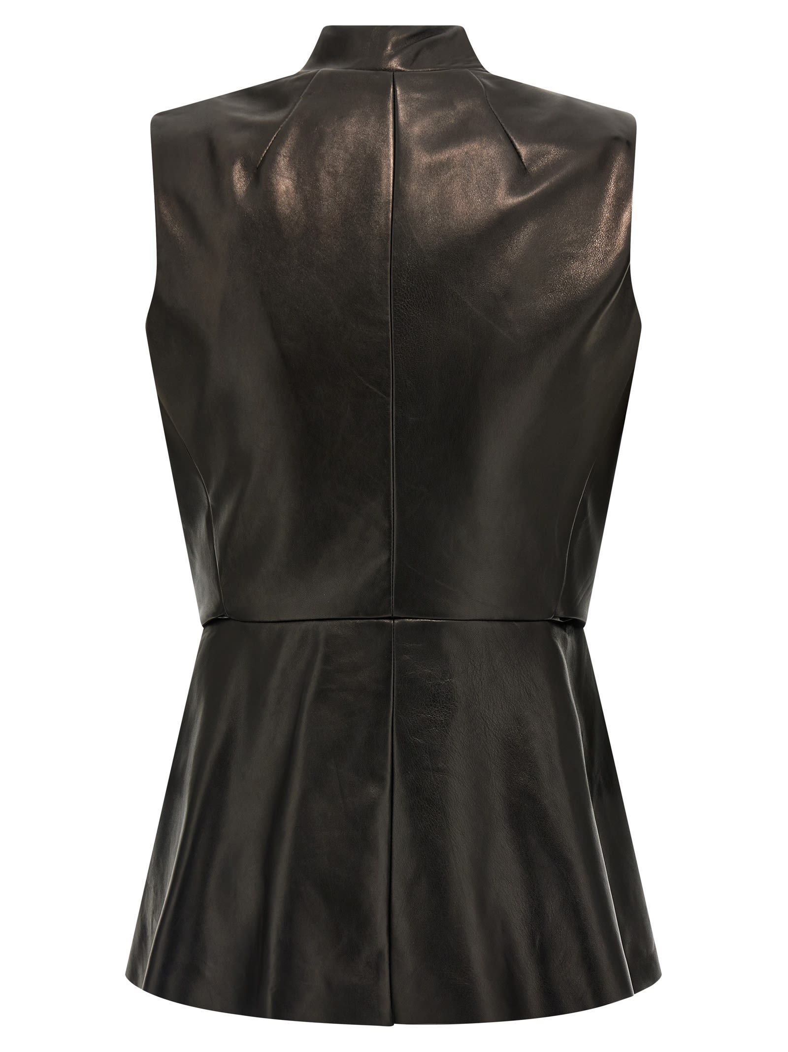 Rick Owens Black Sleeveless Strutter Vest