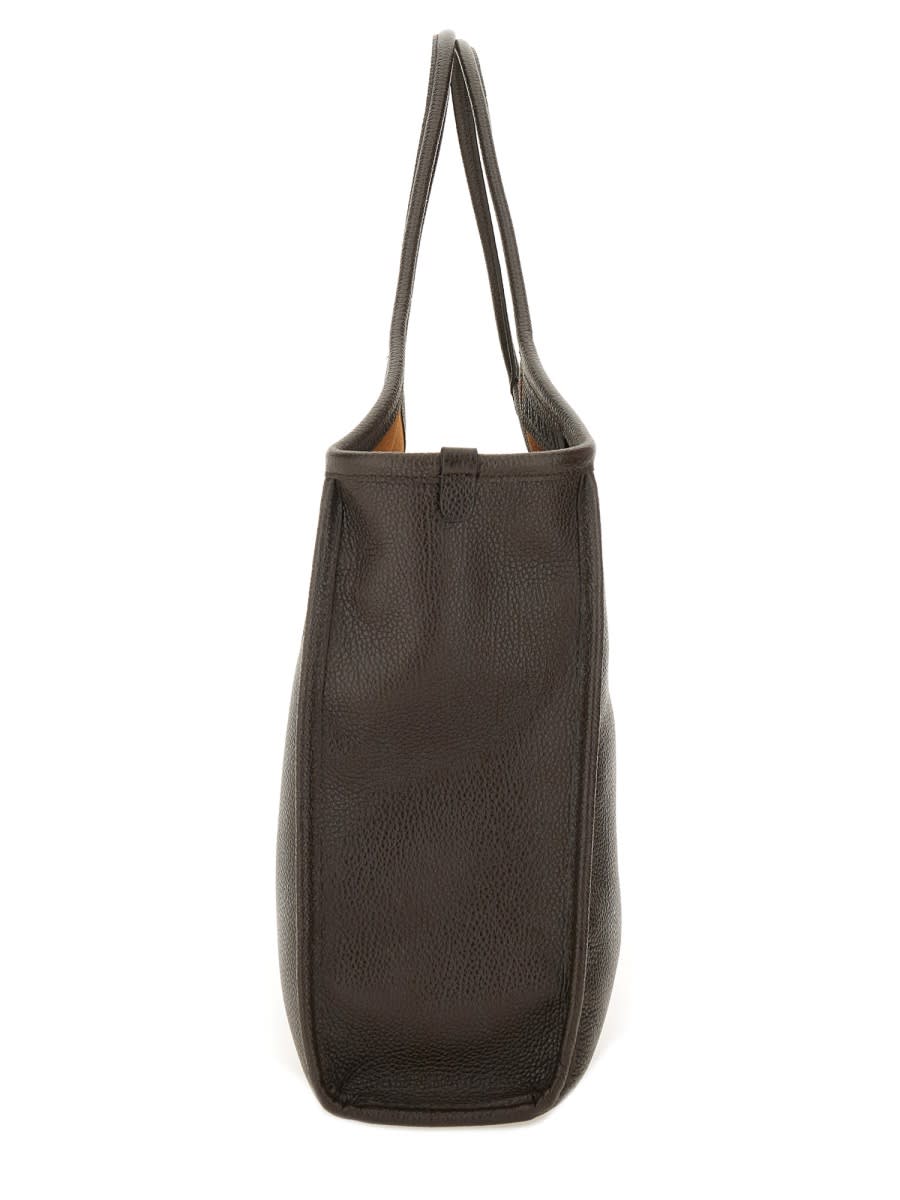 Hereu Calella Squared Medium Top Handle Bag In Brown