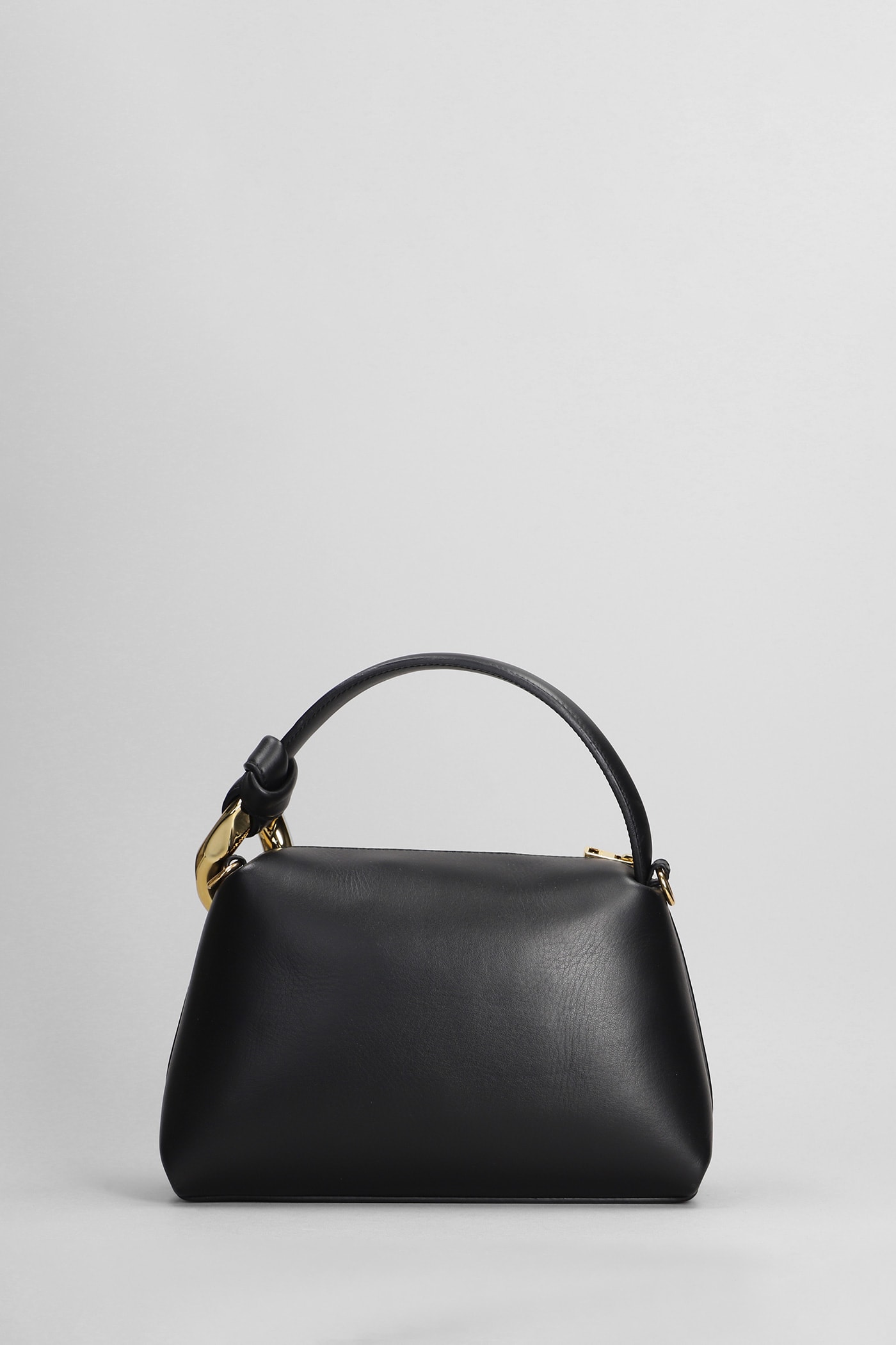 Shop Jw Anderson Corner Shoulder Bag In Black Leather