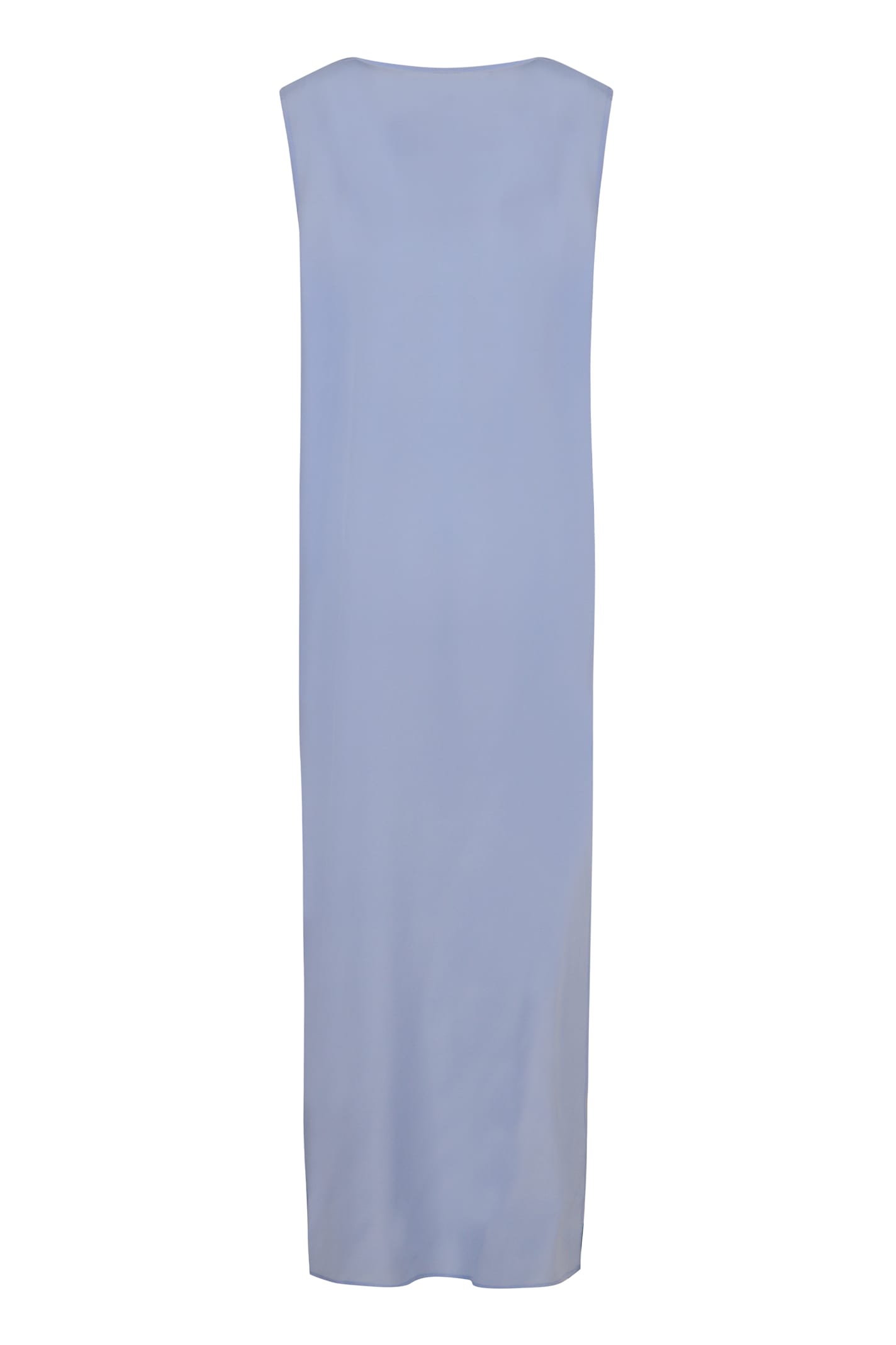 P.a.r.o.s.h Cowl-neck High-low Blouse In Blue