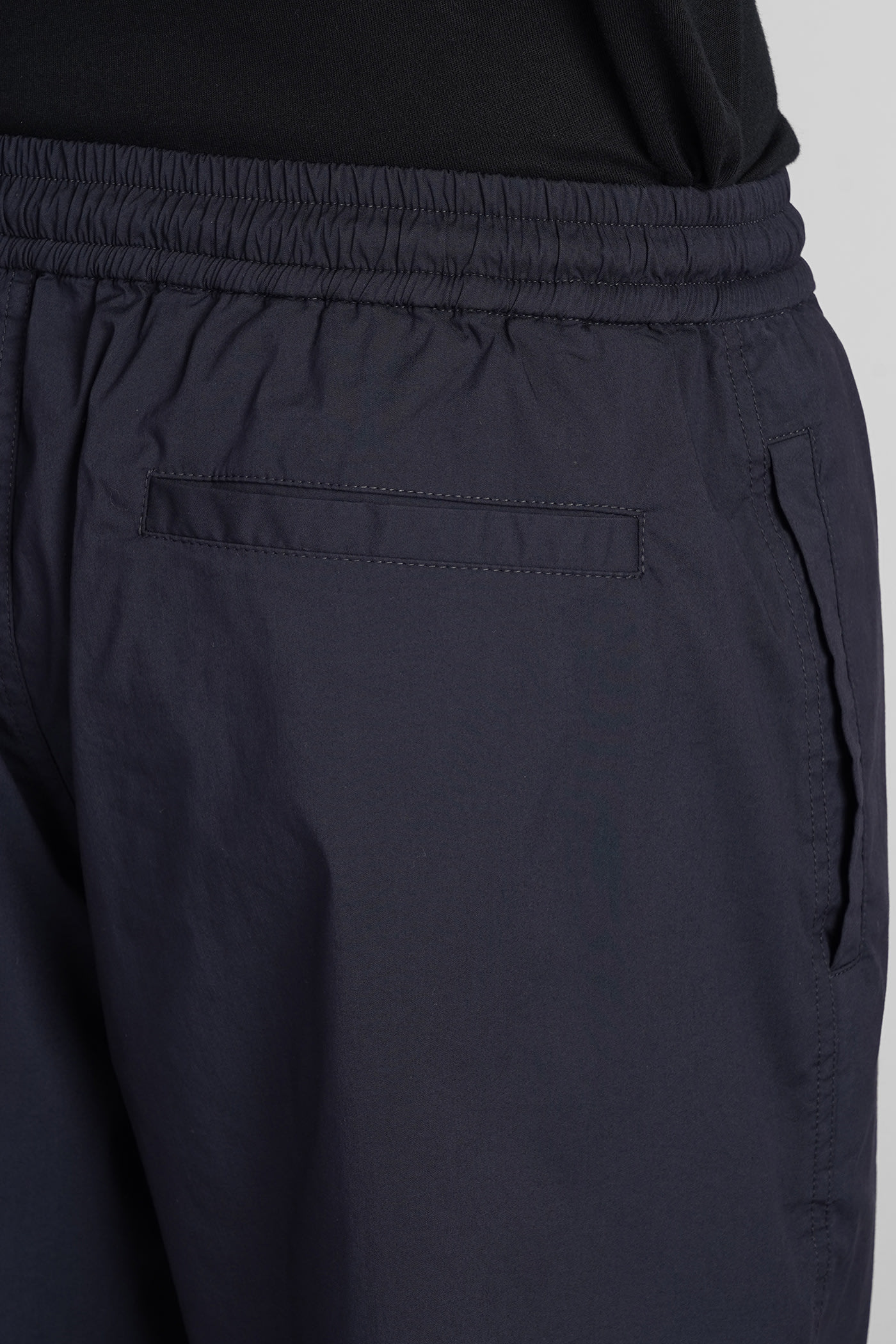 Shop Aspesi Bermuda Nemo Shorts In Blue Cotton
