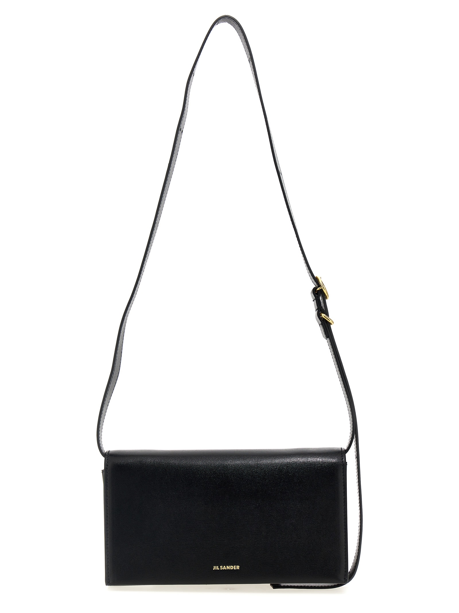 Shop Jil Sander All-day Crossbody Bag In Black