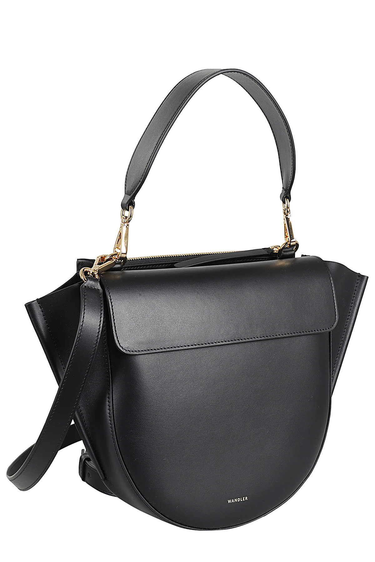 Shop Wandler Hortensia Bag Medium In Black