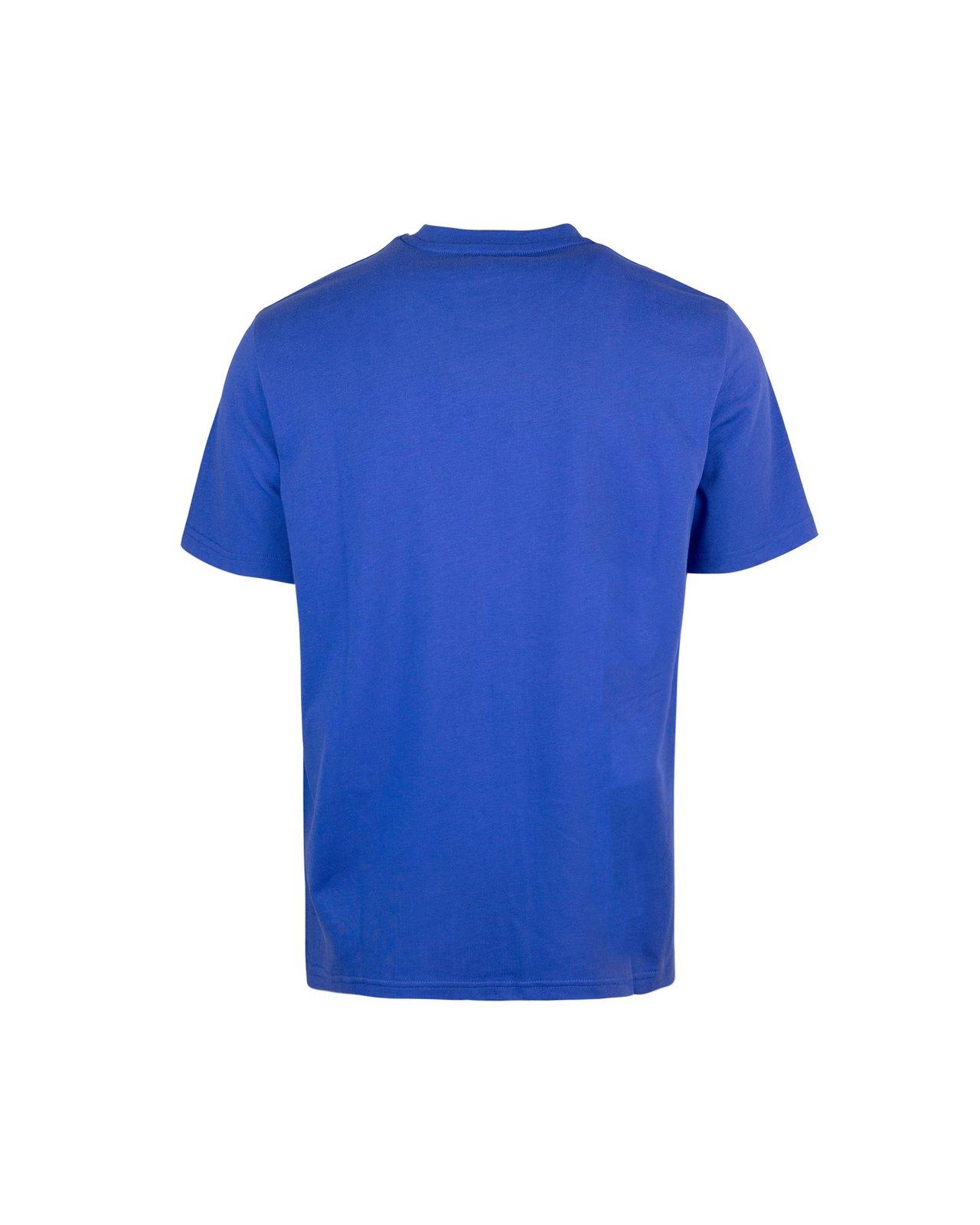 Shop Apc Logo Printed Crewneck T-shirt T-shirt In Blue