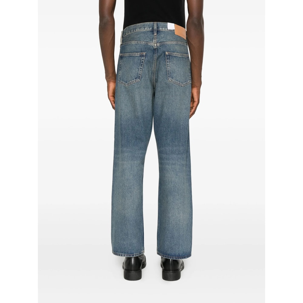 Sunflower Wide Twisted Jeans In Blue