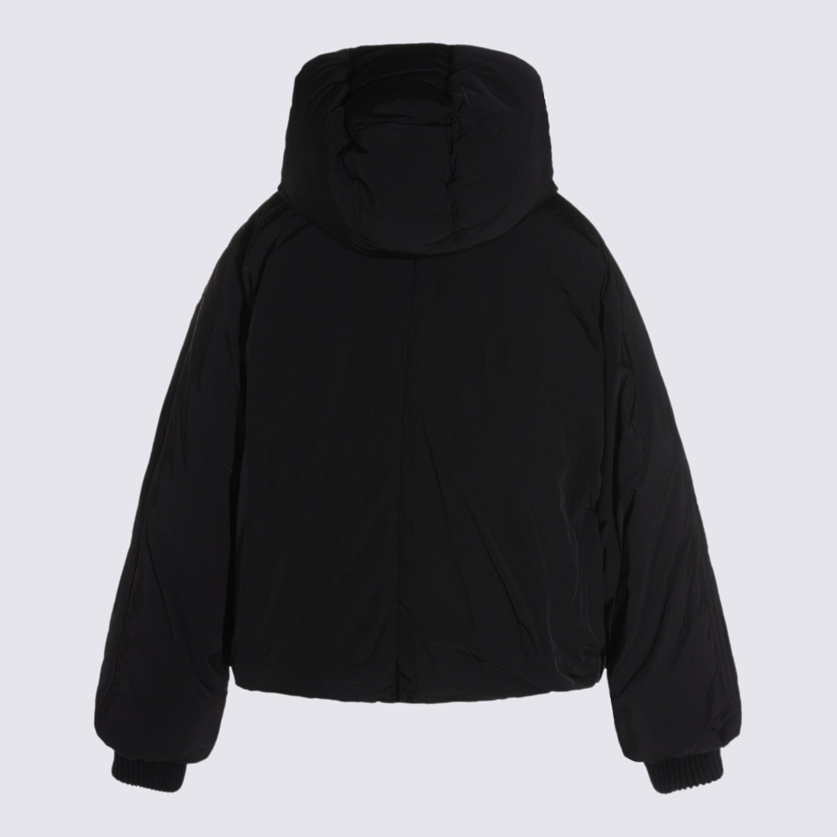 Sportmax Glizia Down Hooded Jacket In Black