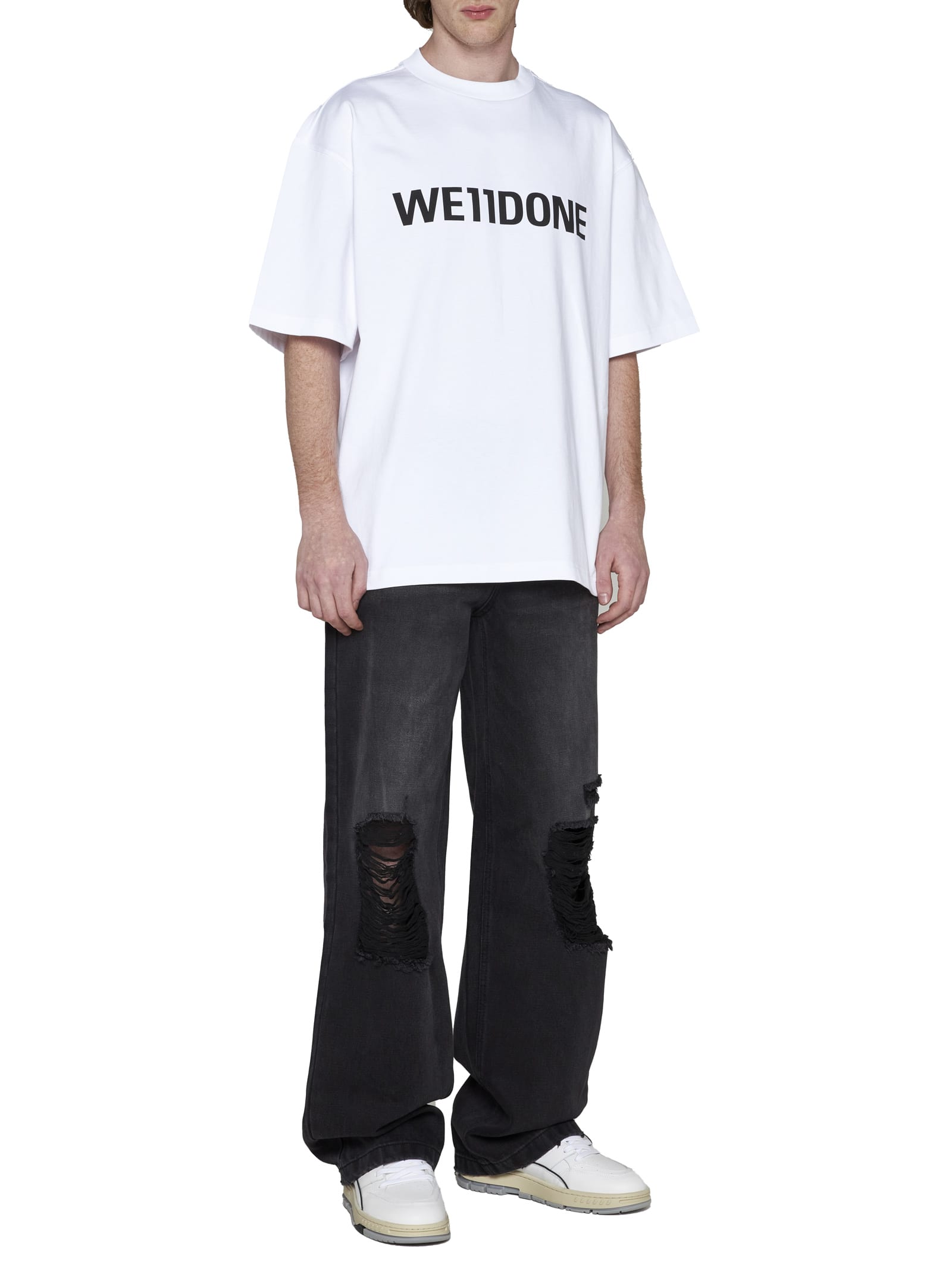 Shop We11 Done T-shirt In White