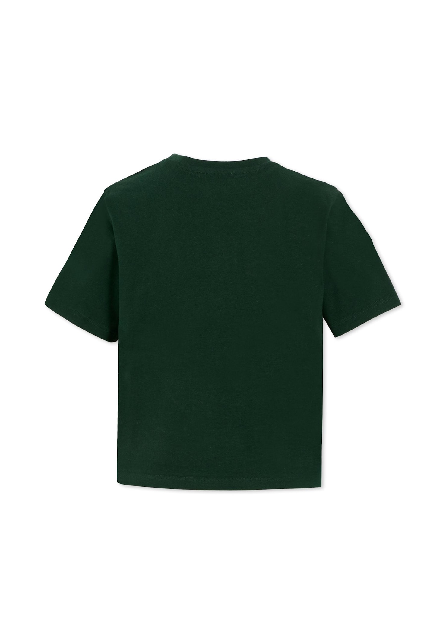Rykiel Enfant Green T-shirt For Girl With Logo In Green