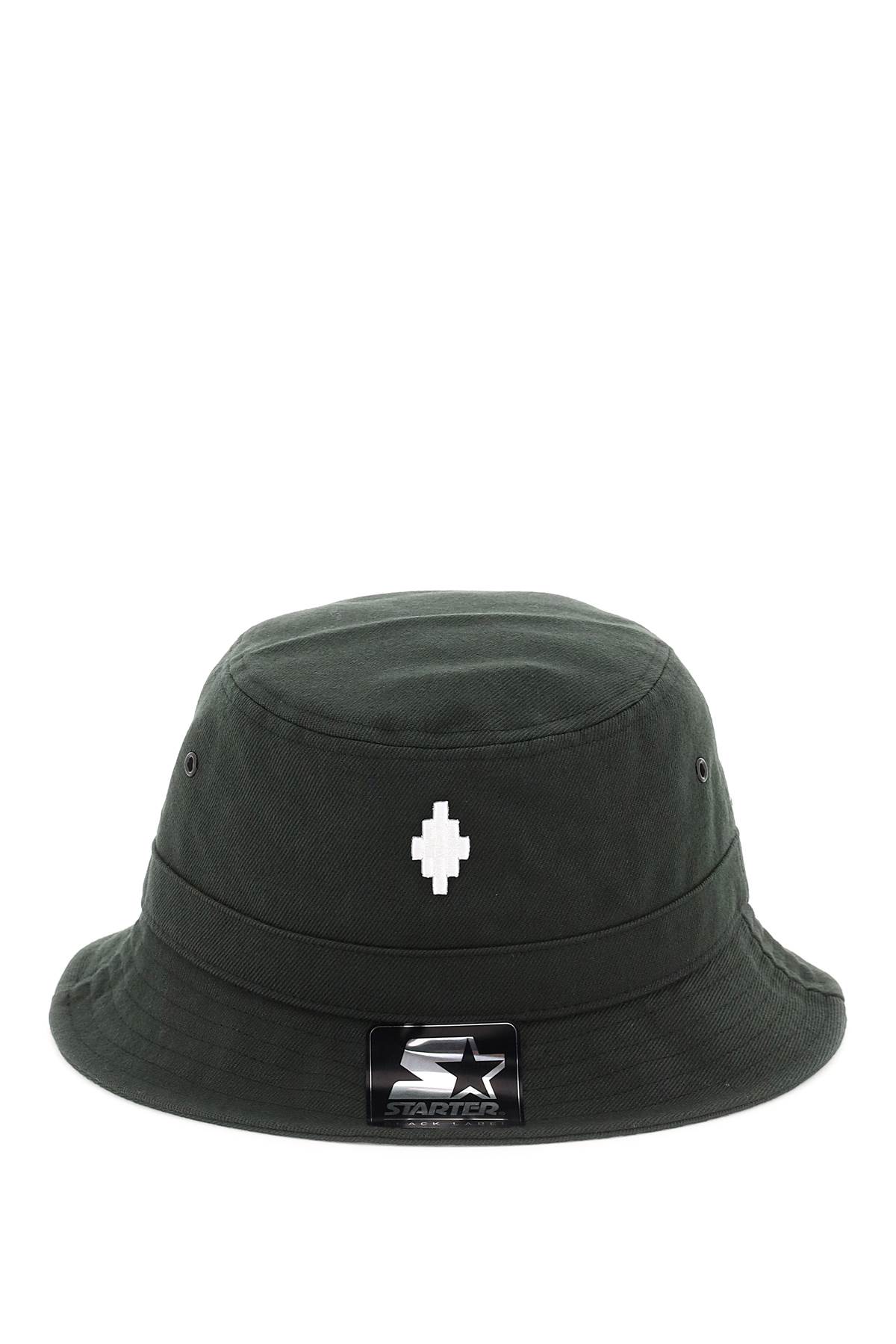 Marcelo Burlon County Of Milan Starter Cross Bucket Hat In Black