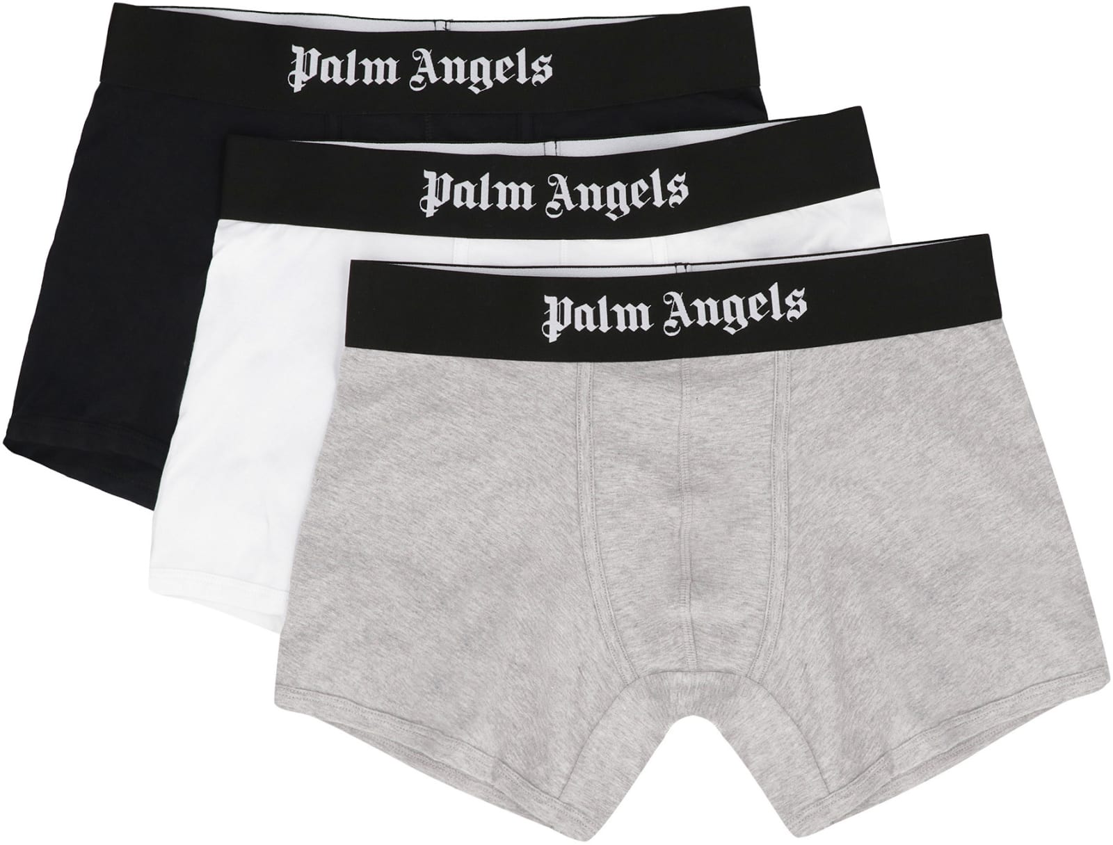 Shop Palm Angels Set Of Three Boxers In Multicolour