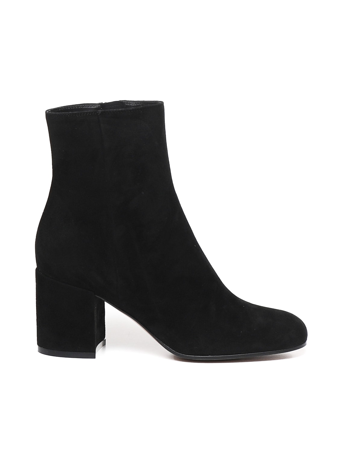 Shop Gianvito Rossi Joelle Suede Boots In Black