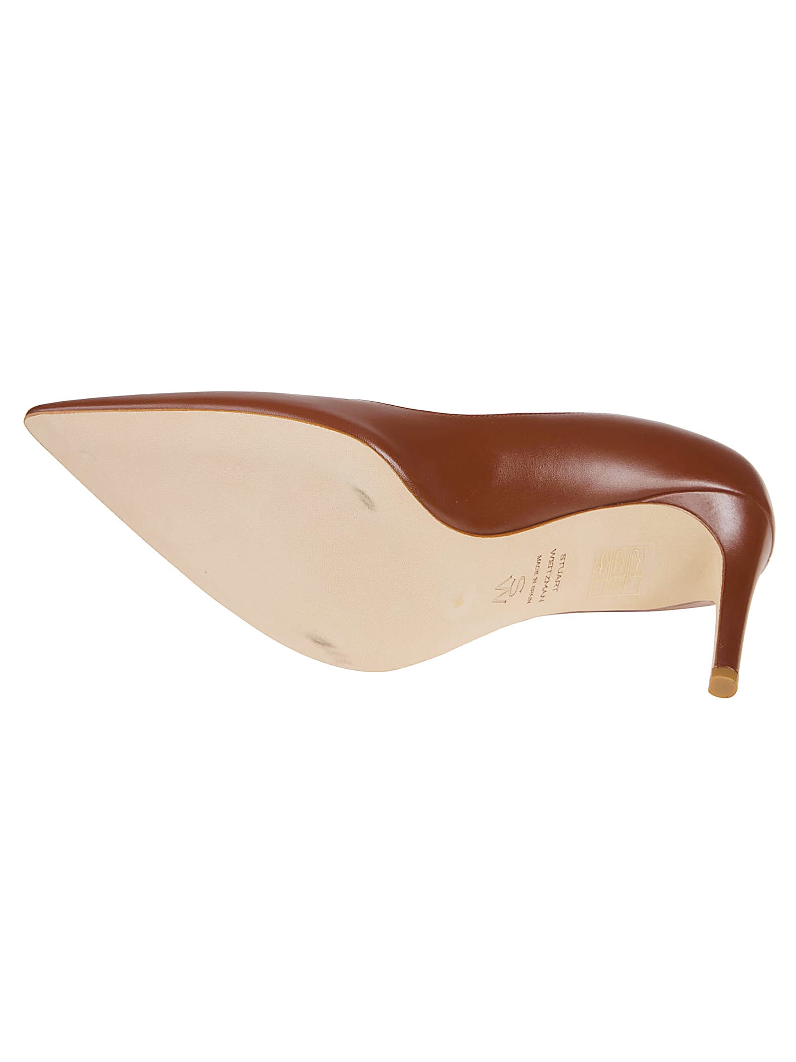 Stuart Weitzman Stuart Power 85 Pumps In Luxe Saddle