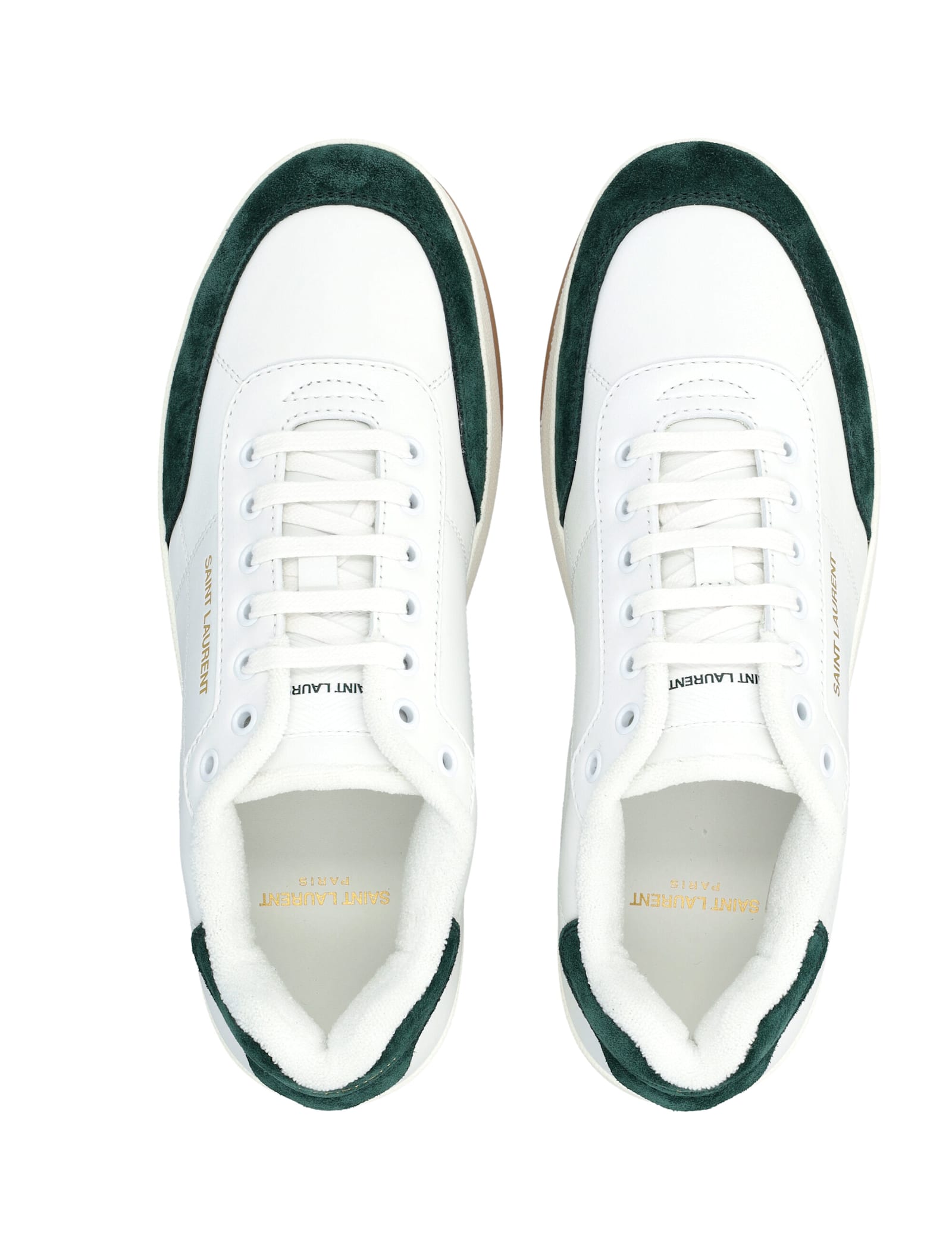 Saint Laurent Sl61 Sneakers In Smooth Leather In Multi