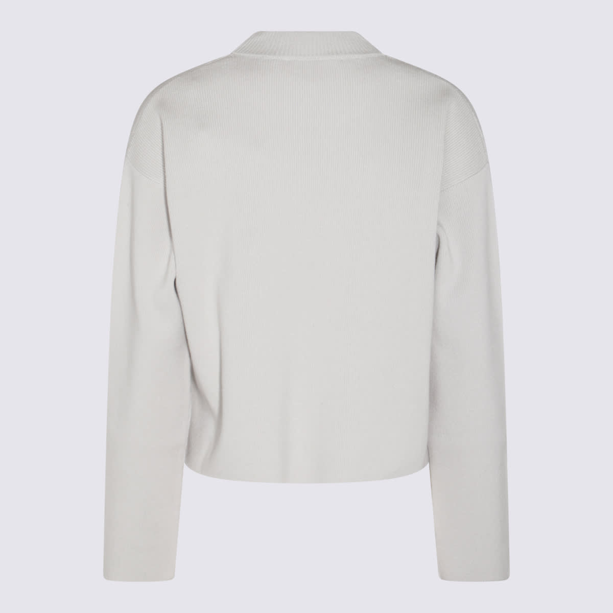 Shop Ami Alexandre Mattiussi Chalk Cotton Sweatshirt