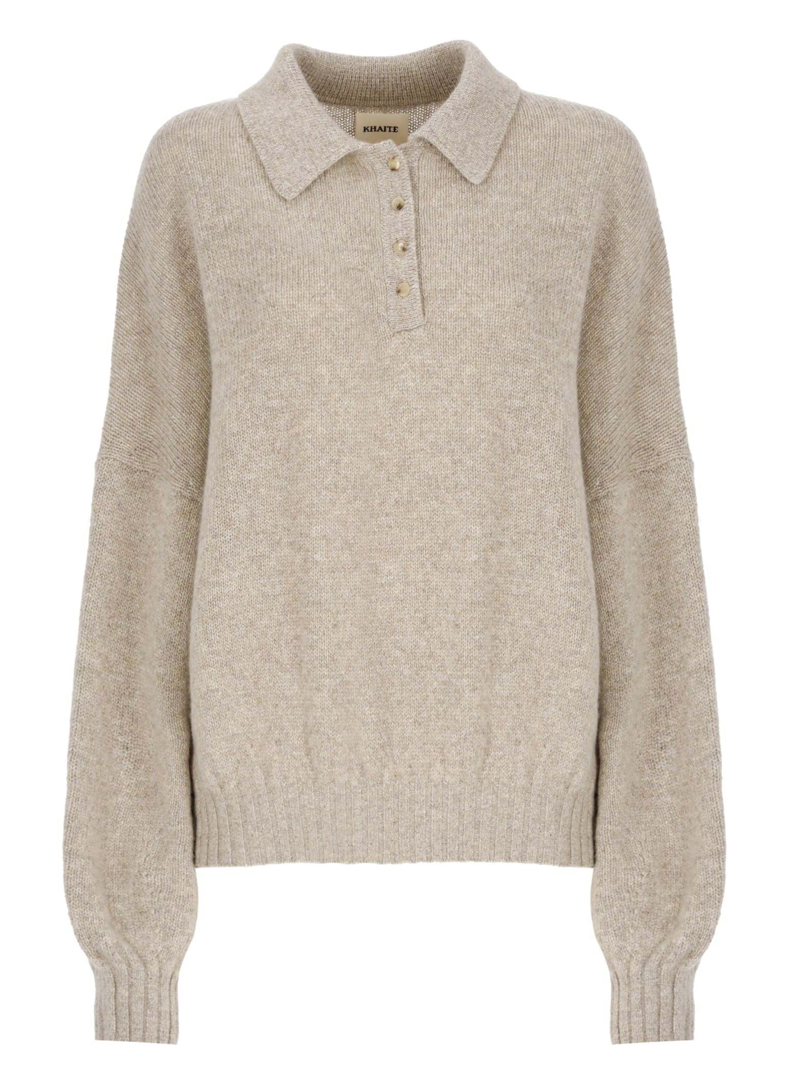 Shop Khaite Rene Sweater In Beige