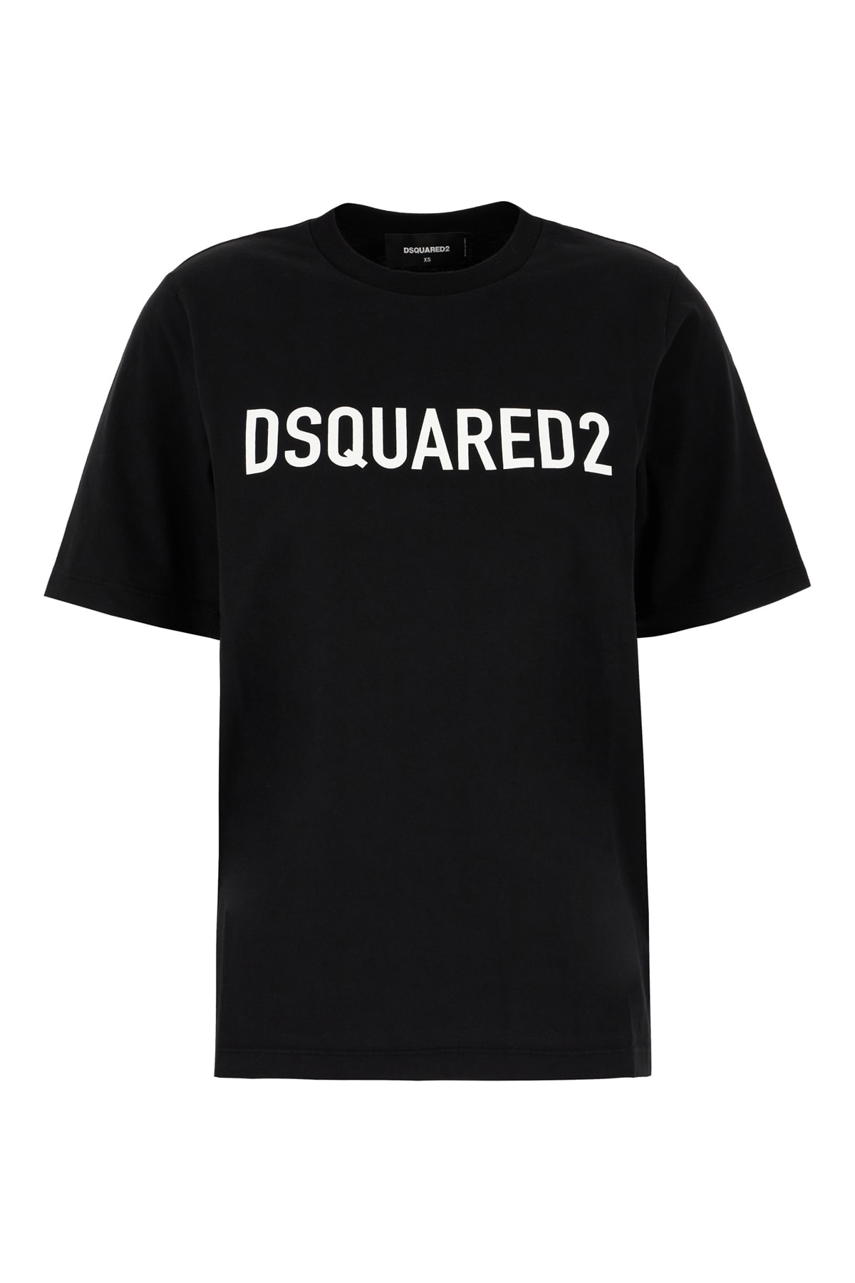 Dsquared2 Black Cotton Oversize T-shirt