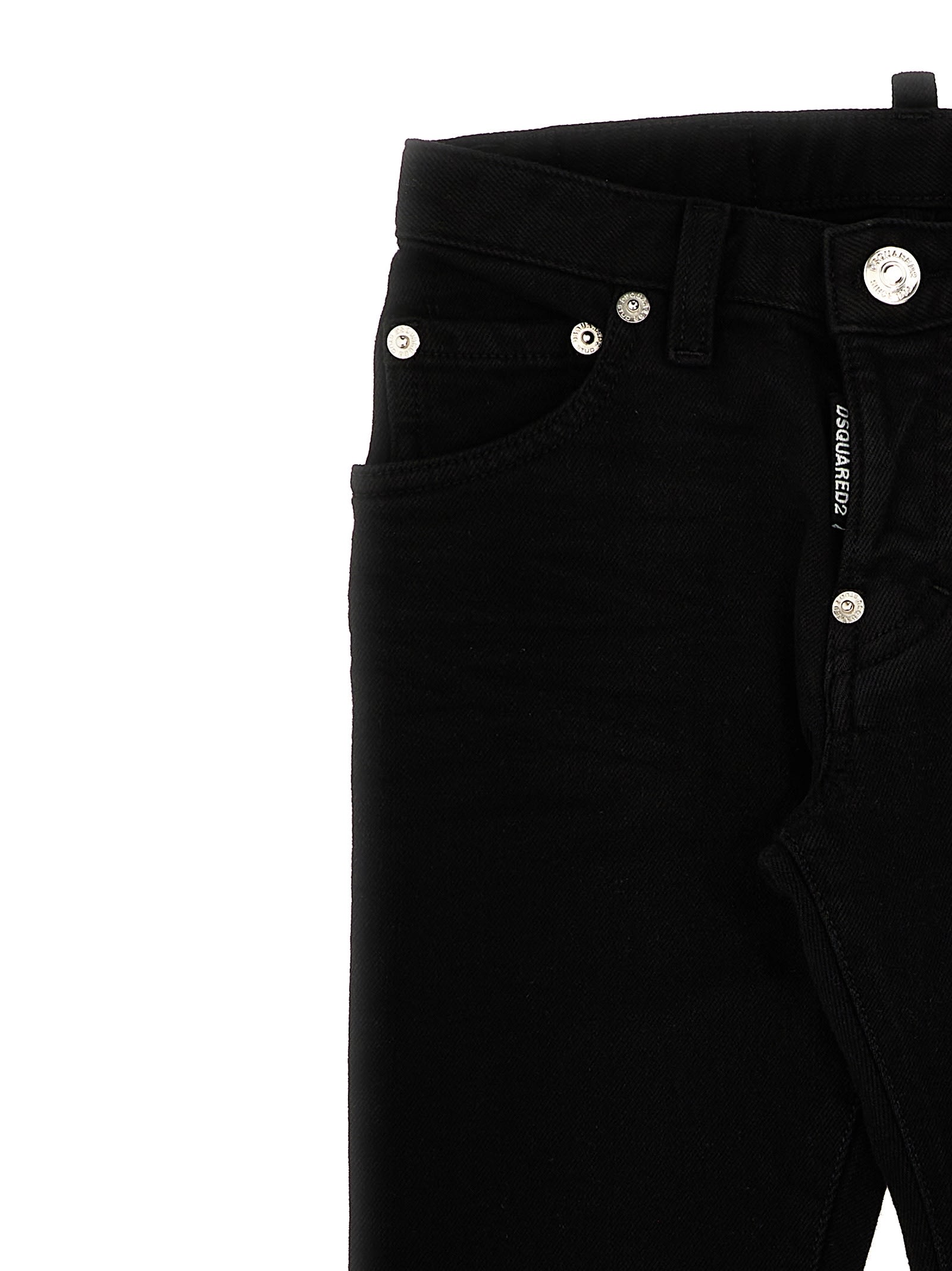 Shop Dsquared2 Skate Jeans In Black