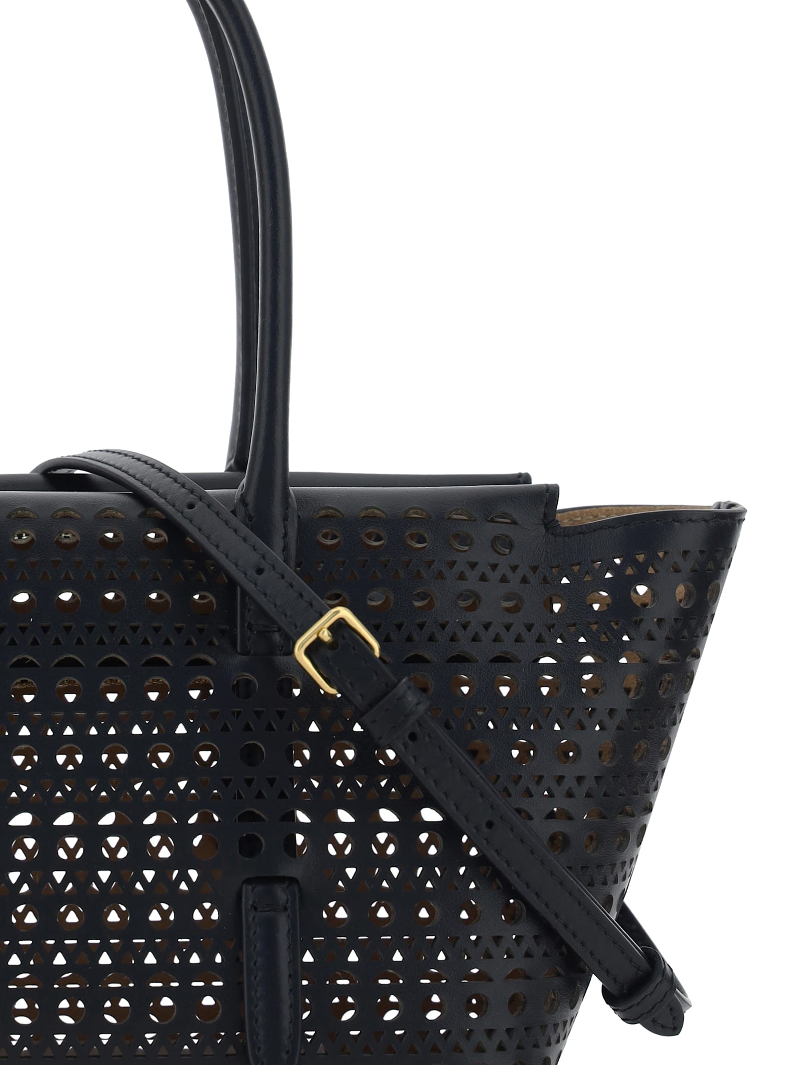 Shop Alaïa New Mina 20 Handbag In Noir