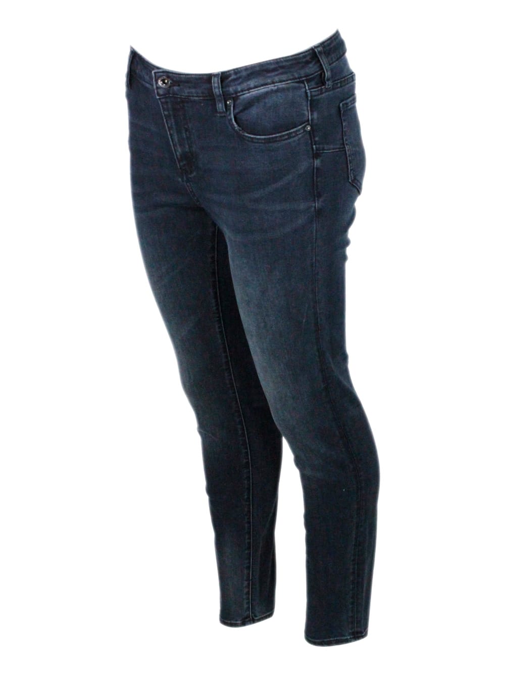 Shop Armani Exchange Pants In Denim