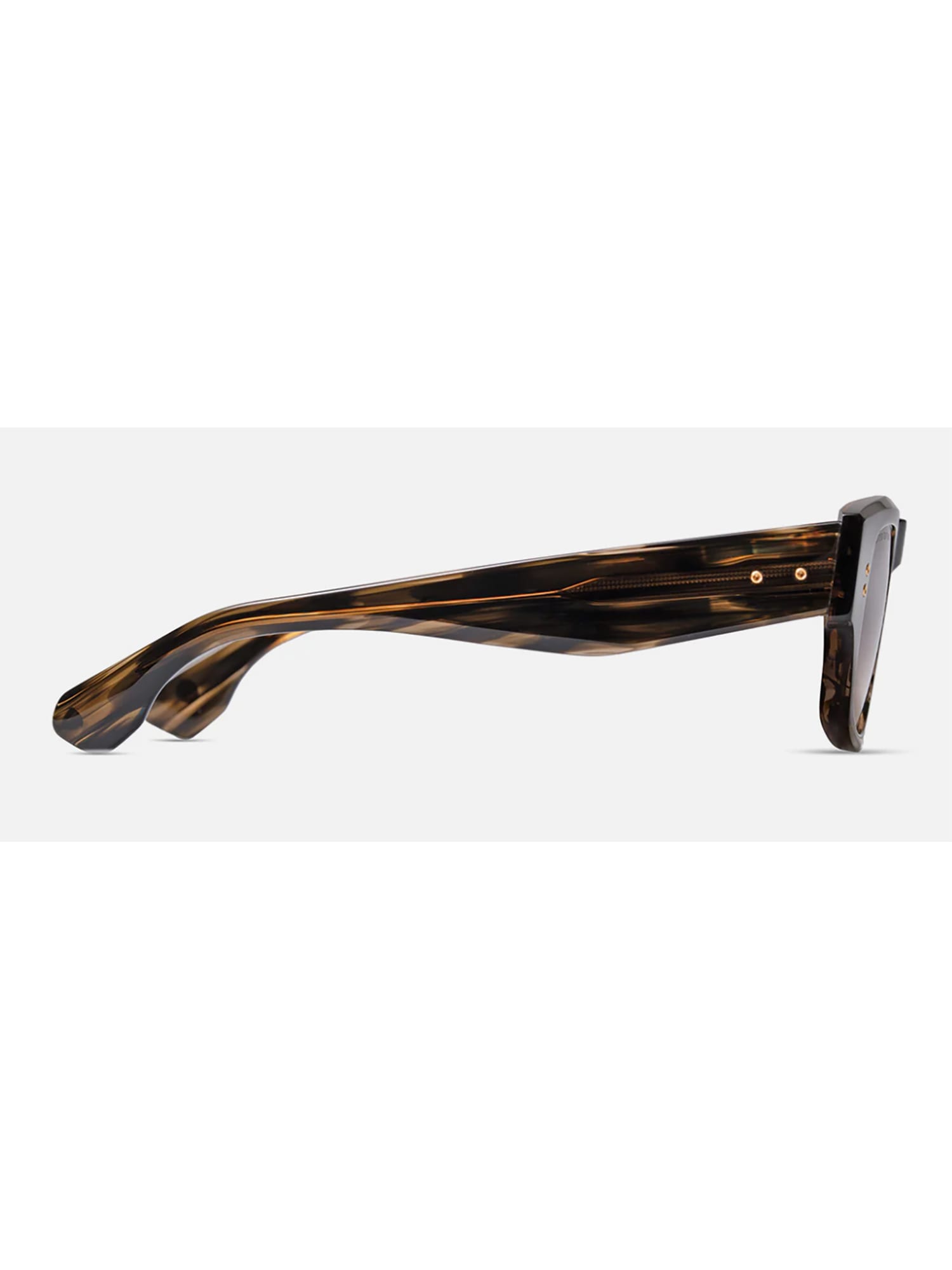 Shop Dita Dts723/a/02 Bantos Sunglasses In Burnt Timber W/brown