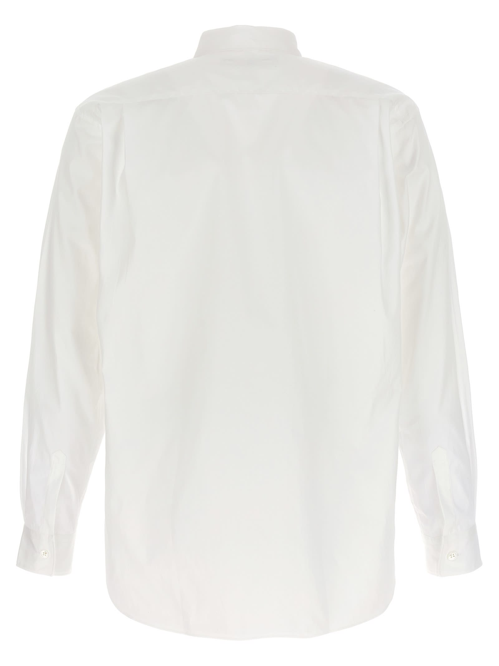 Shop Comme Des Garçons Shirt X Brett Westfall Mushroom Shirt In White