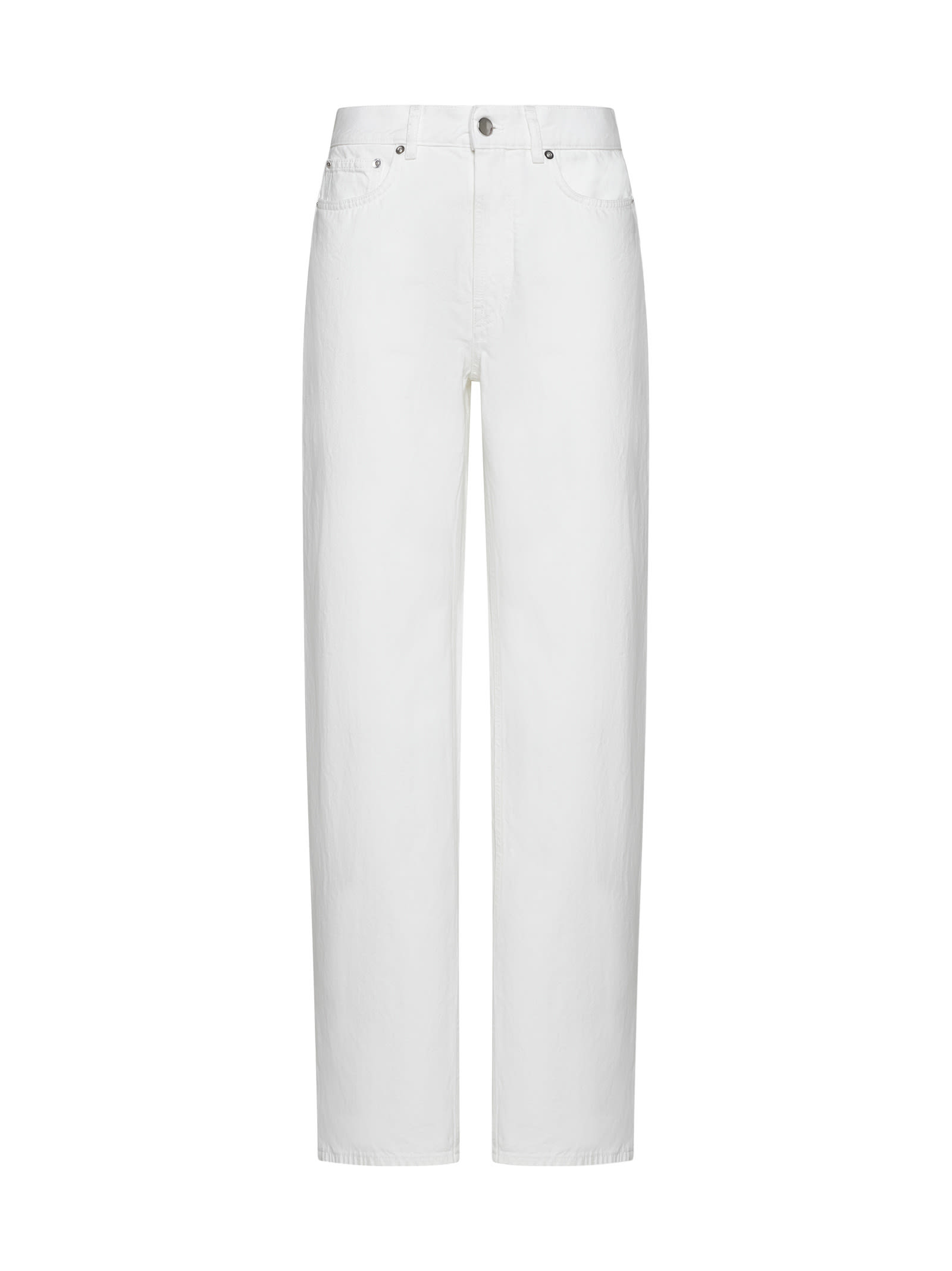 Loulou Studio Jeans In Ivory
