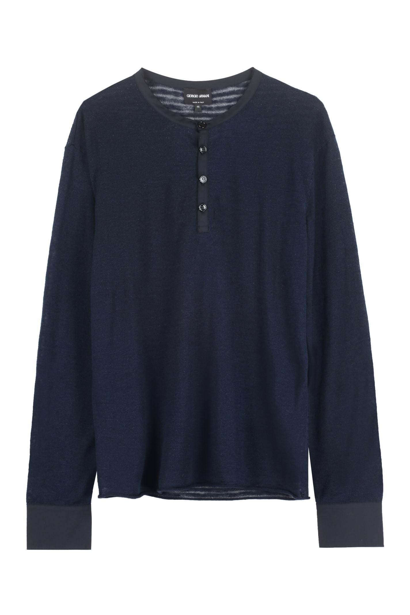Giorgio Armani Silk-linen Blend Sweater
