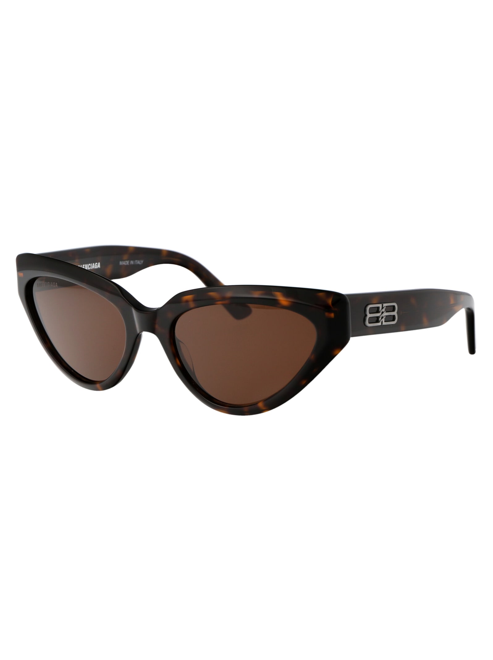 Balenciaga 52mm Cat Eye Sunglasses In 002 Havana Havana Brown