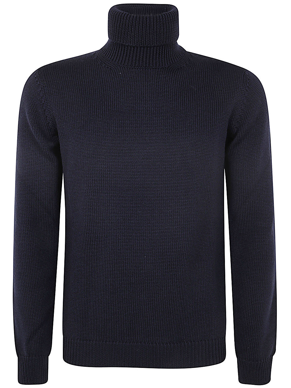 Shop Nuur Long Sleeves Turtle Neck In Navy