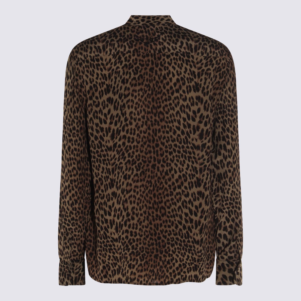 Zadig & Voltaire Multicolor Viscose Shirt In Animal Print